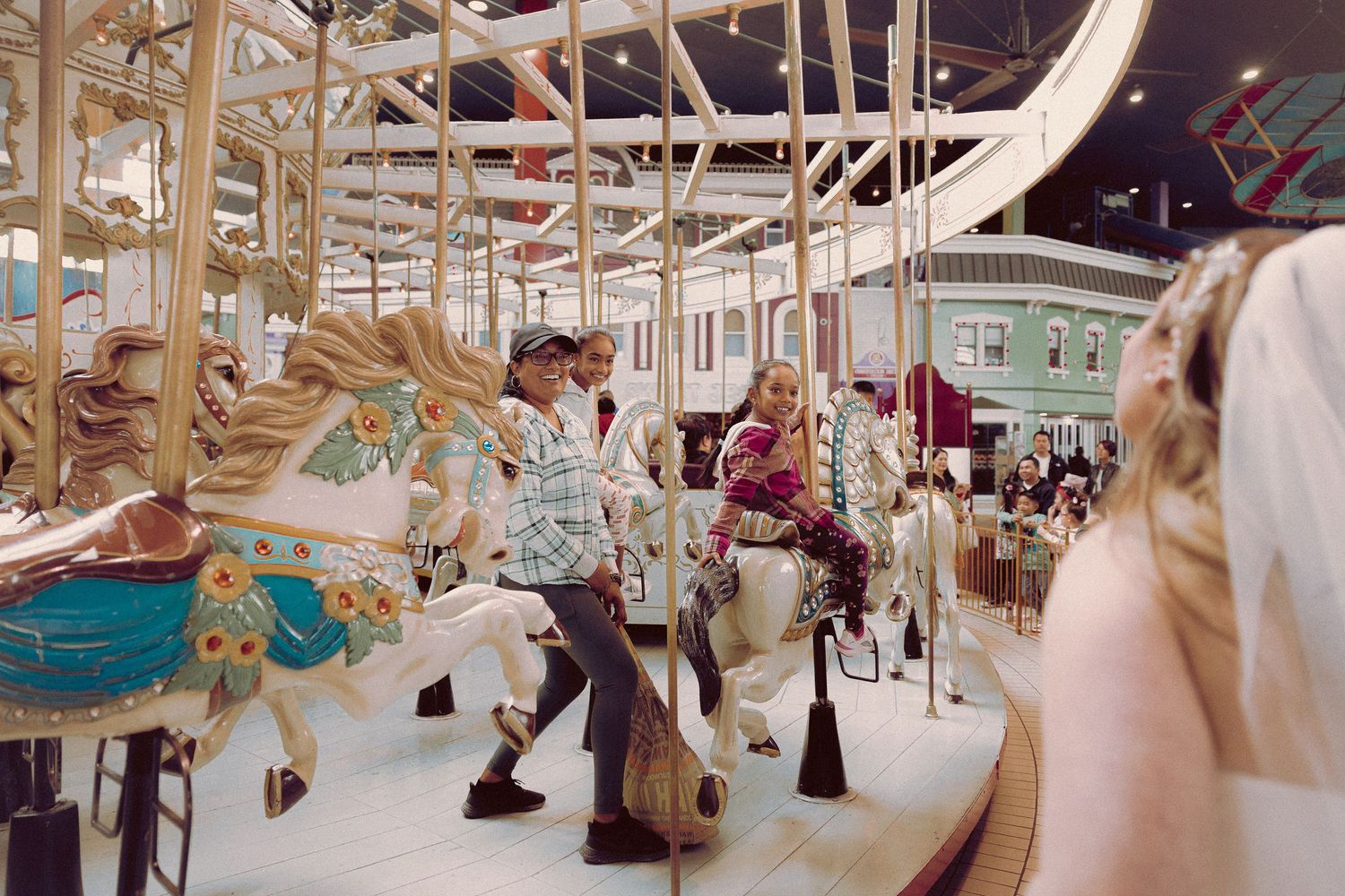 Ukranian orthodox wedding with a pit-stop at Fantasy Fair in Woodbine Mall. Intimate, theatrical with cotton-candy and vintage Photo Booth.