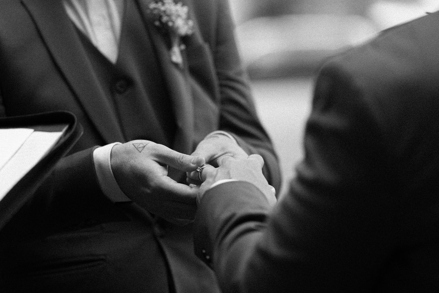 The Perfect Color-Coordinated Same-Sex Wedding in Toronto, at Fantasy Farms. Cinematic photography in Toronto for stylish, queer couples.