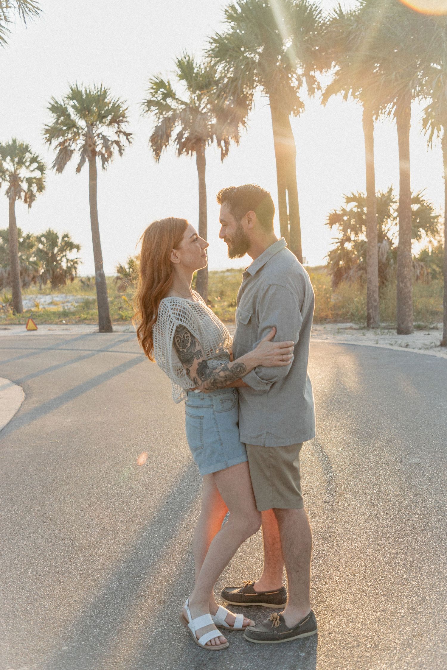 Clearwater Florida Engagement Photographer - Sand Key Park Engagement Photos - Adeva Rae Photography - Beach Couples Photos
