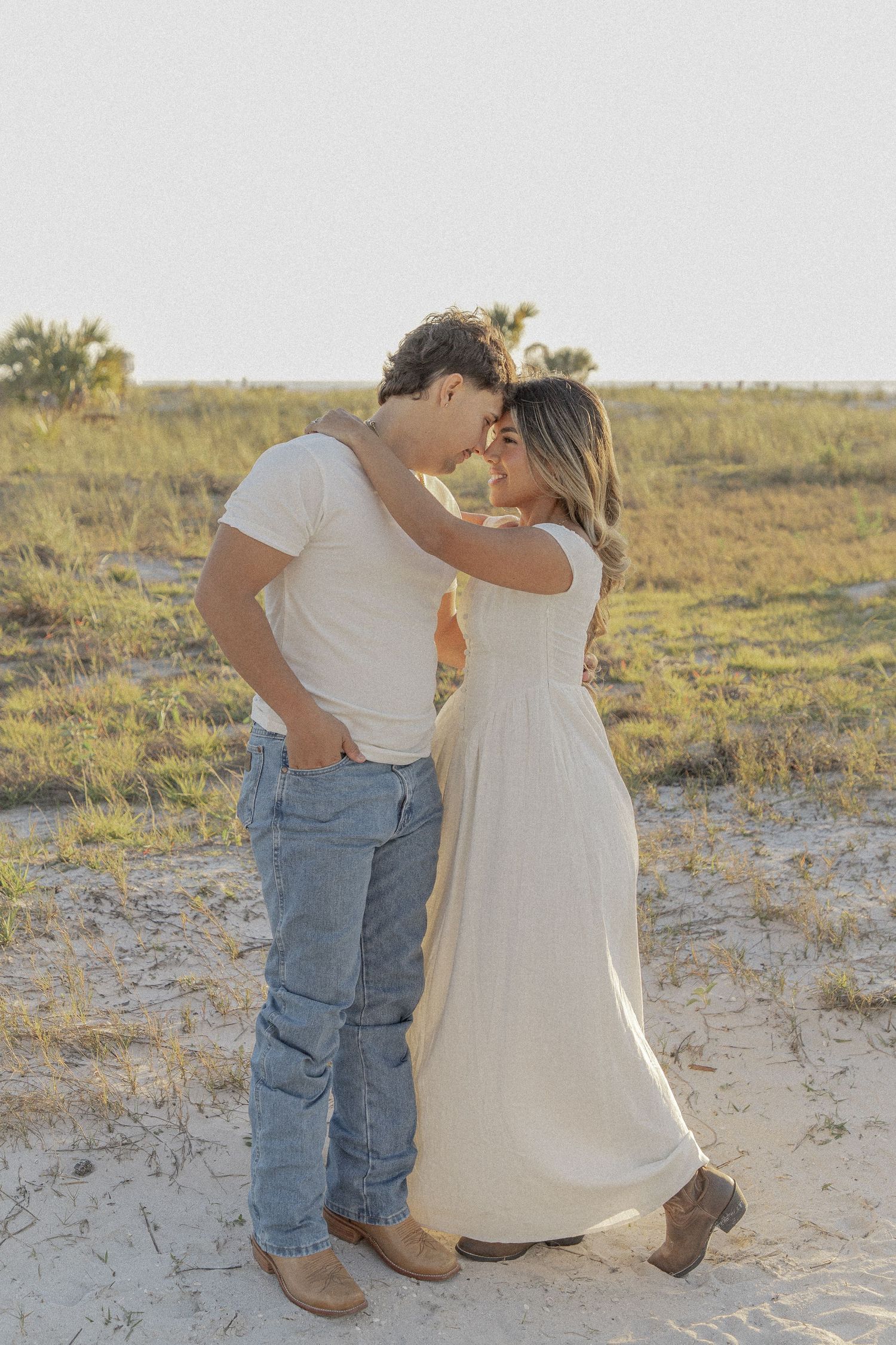 Clearwater Florida Engagement Photographer - Sand Key Park Engagement Photos - Adeva Rae Photography - Beach Couples Photos