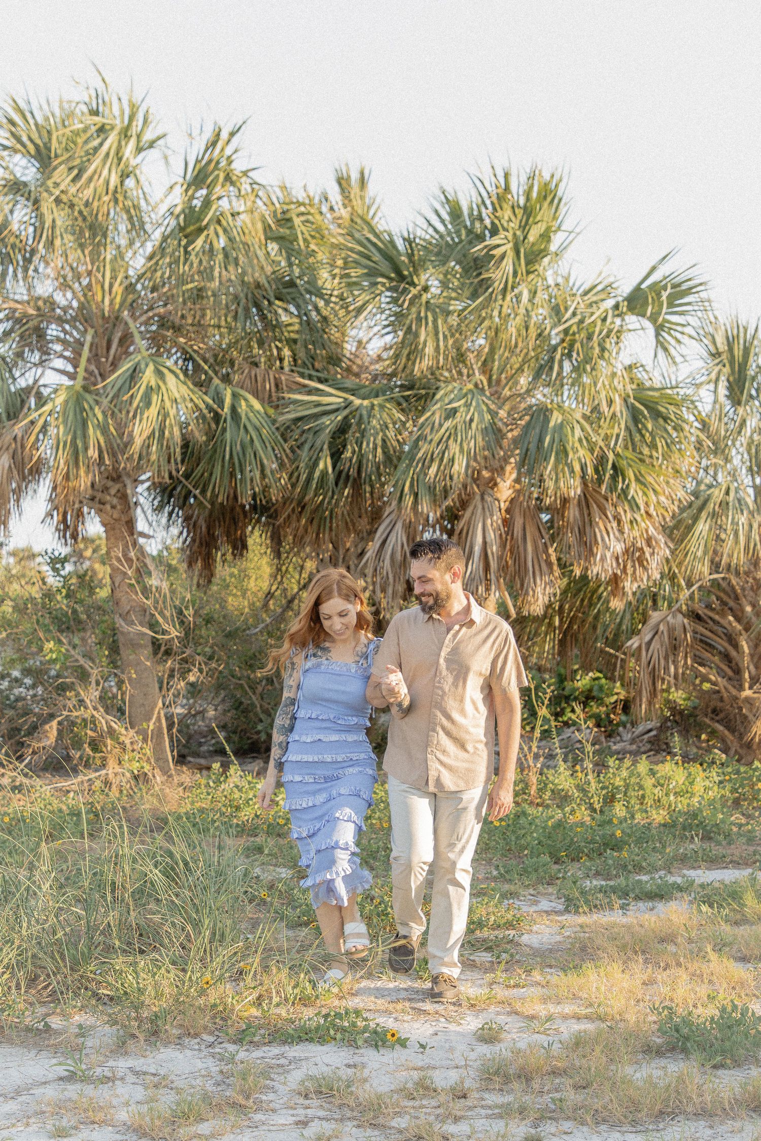 Clearwater Florida Engagement Photographer - Sand Key Park Engagement Photos - Adeva Rae Photography - Beach Couples Photos