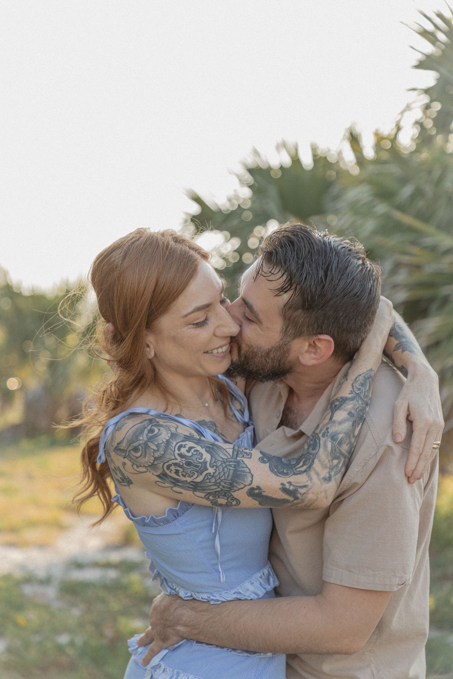 Clearwater Florida Engagement Photographer - Sand Key Park Engagement Photos - Adeva Rae Photography - Beach Couples Photos