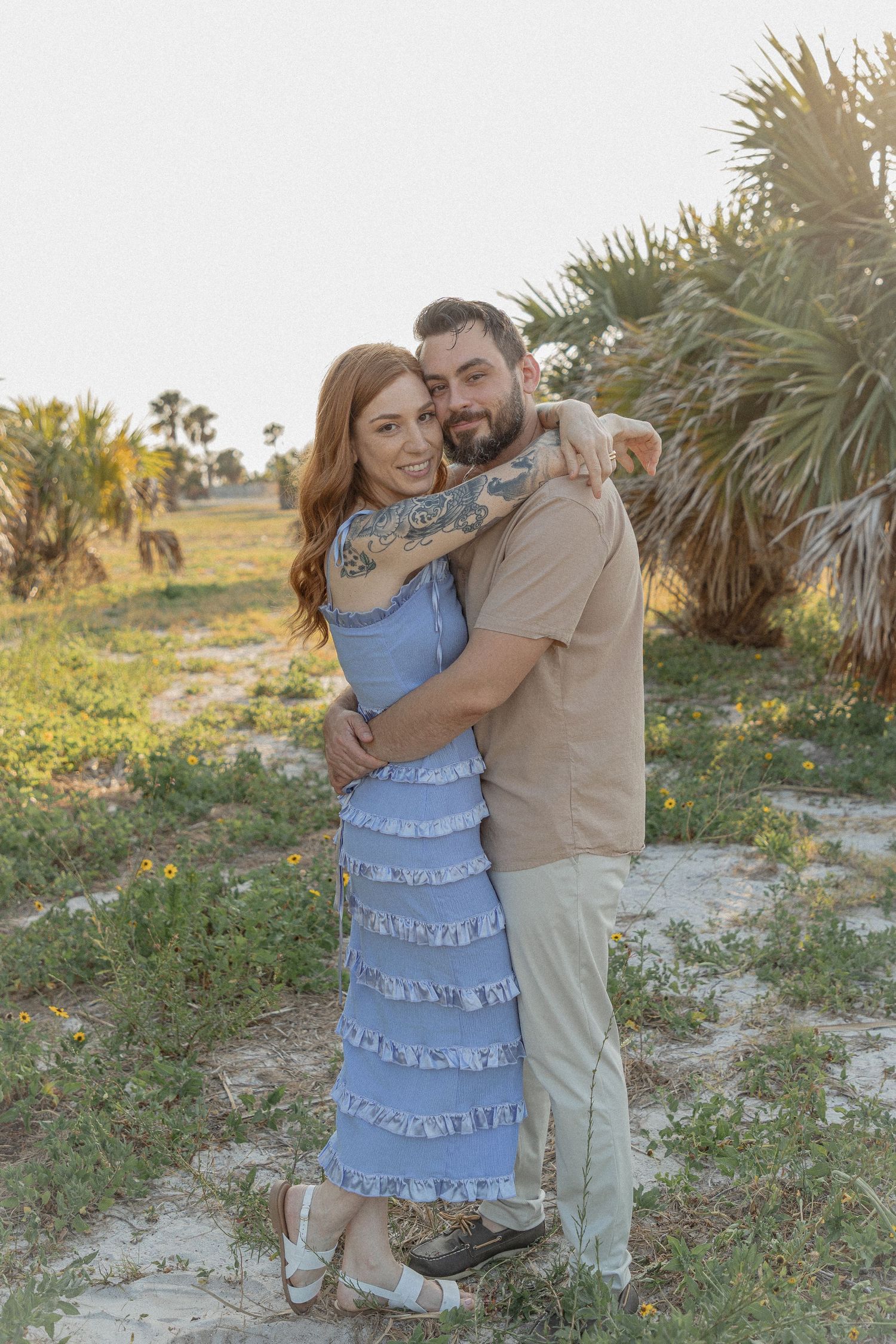 Clearwater Florida Engagement Photographer - Sand Key Park Engagement Photos - Adeva Rae Photography - Beach Couples Photos