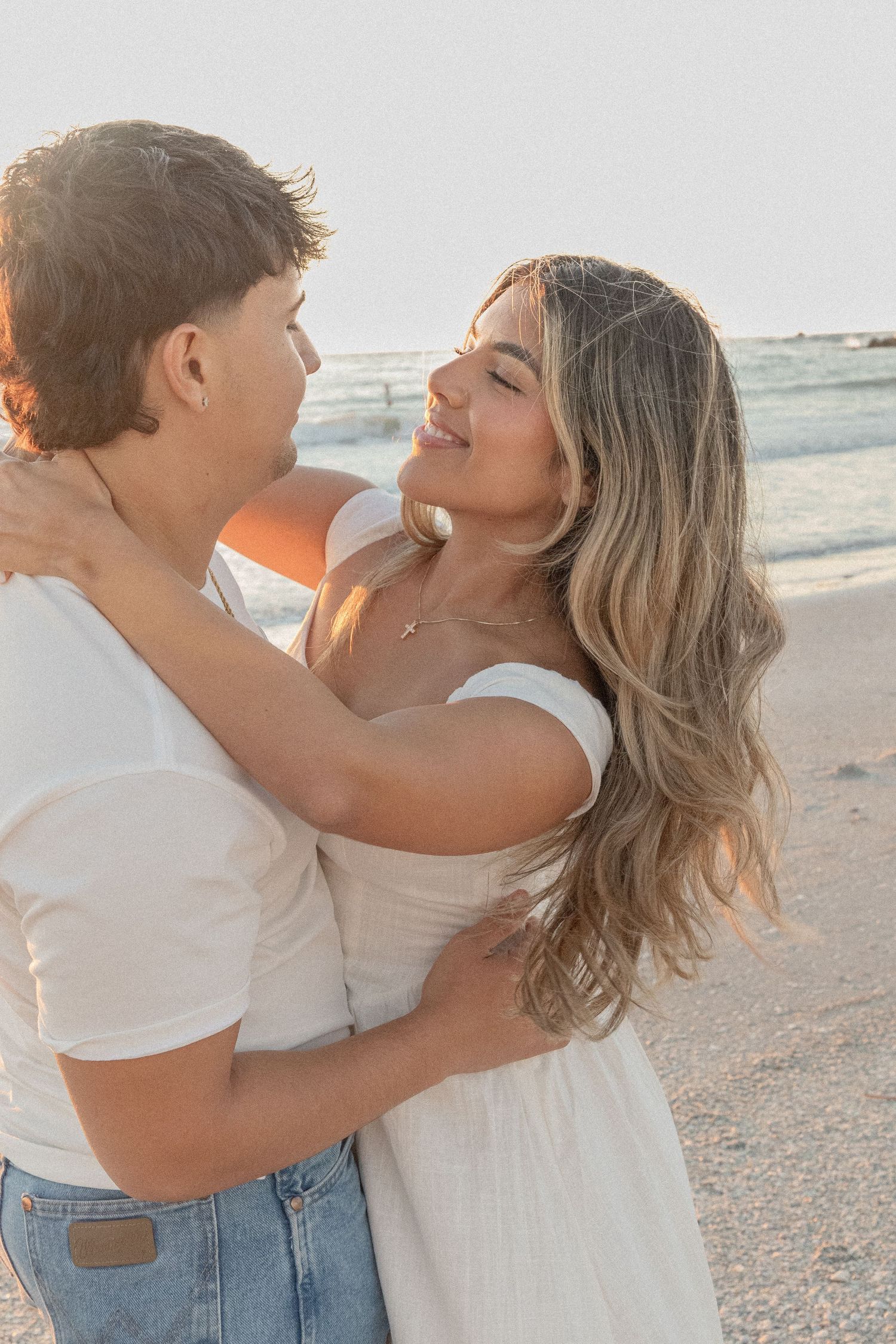 Clearwater Florida Engagement Photographer - Sand Key Park Engagement Photos - Adeva Rae Photography - Beach Couples Photos