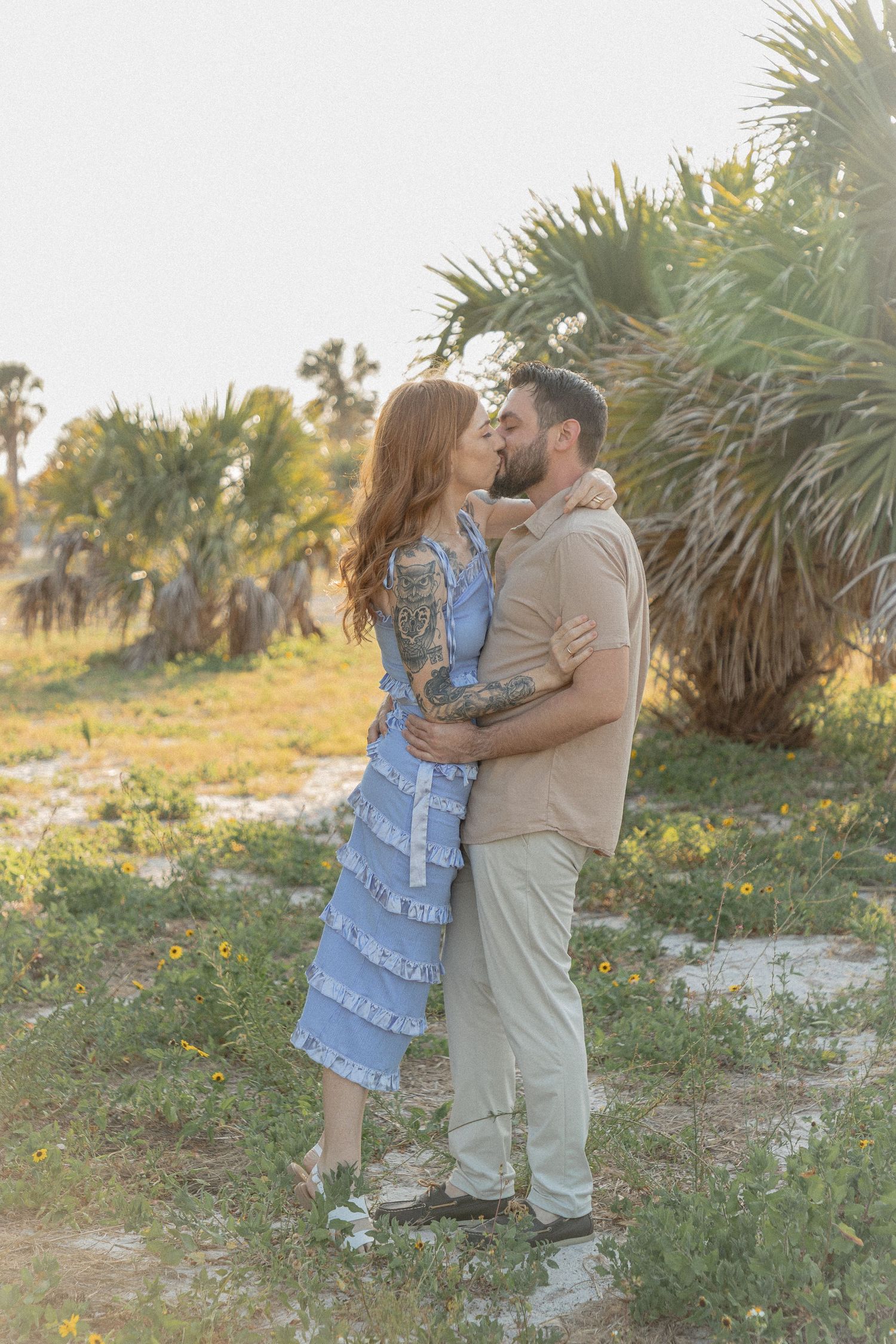 Clearwater Florida Engagement Photographer - Sand Key Park Engagement Photos - Adeva Rae Photography - Beach Couples Photos