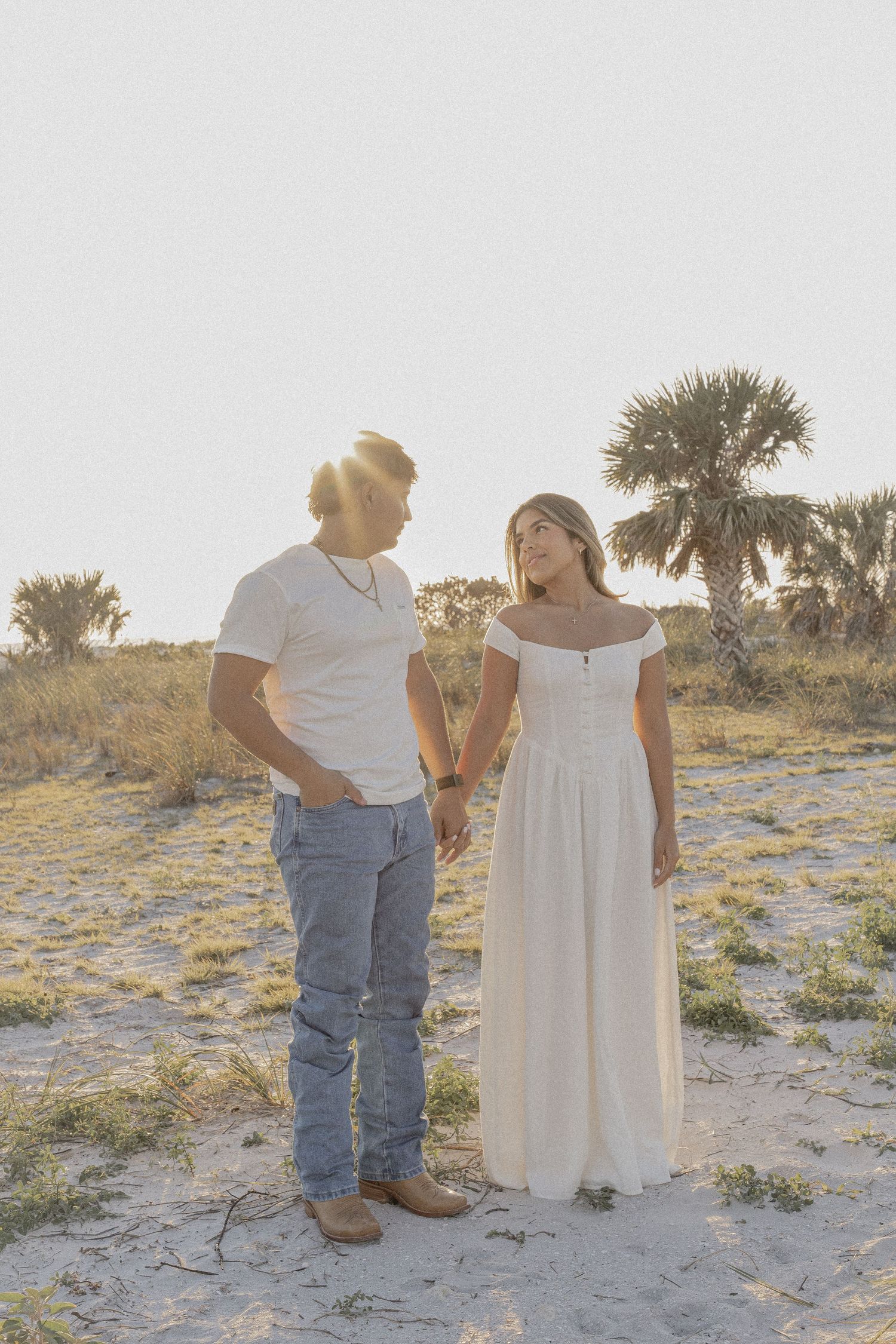 Clearwater Florida Engagement Photographer - Sand Key Park Engagement Photos - Adeva Rae Photography - Beach Couples Photos
