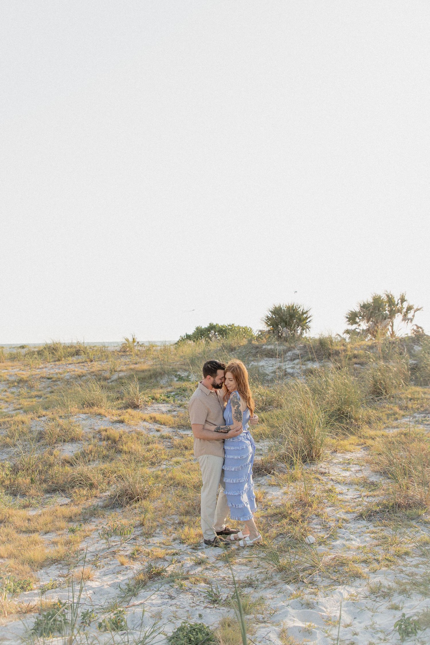 Clearwater Florida Engagement Photographer - Sand Key Park Engagement Photos - Adeva Rae Photography - Beach Couples Photos