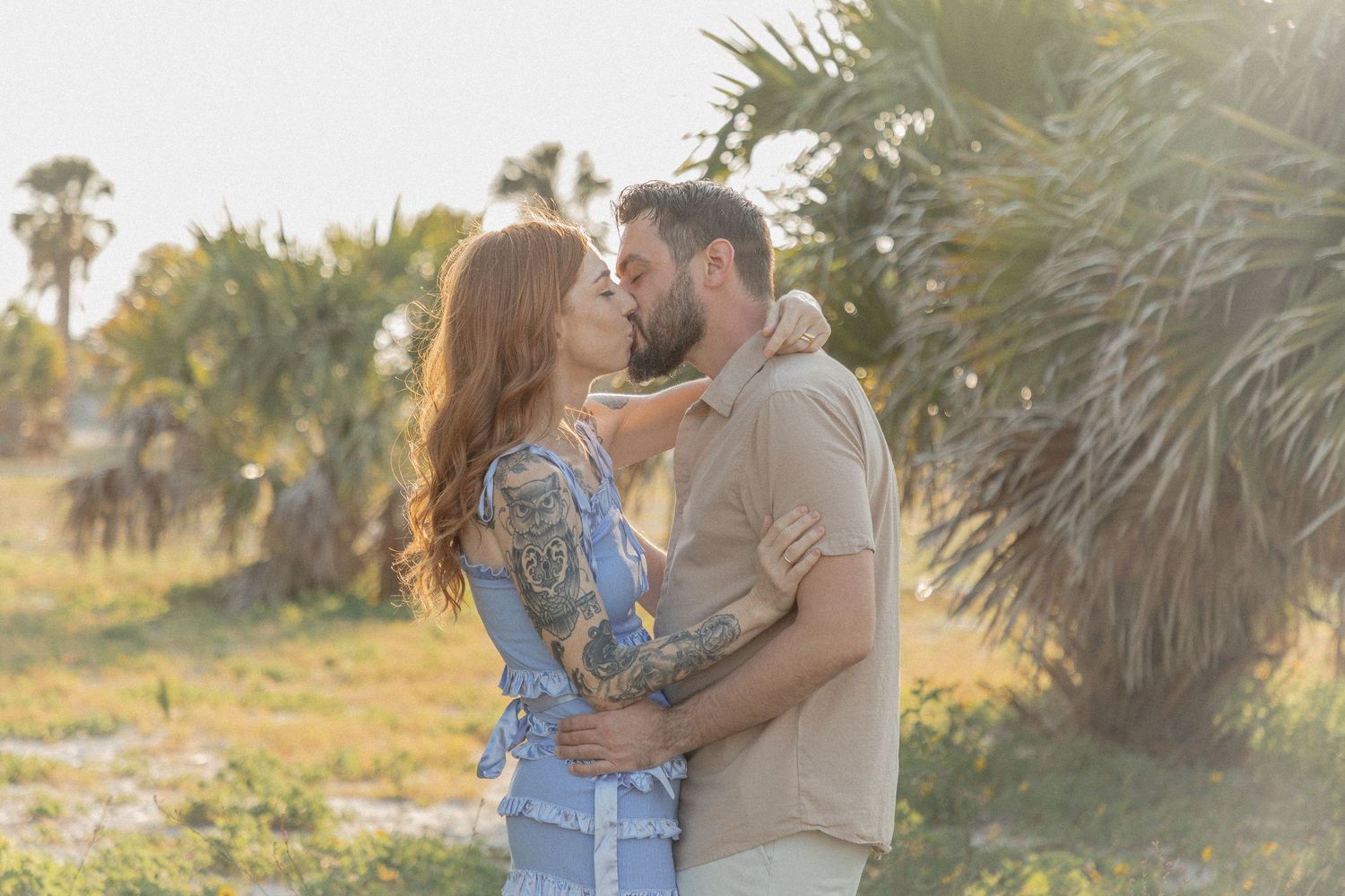 Clearwater Florida Engagement Photographer - Sand Key Park Engagement Photos - Adeva Rae Photography - Beach Couples Photos
