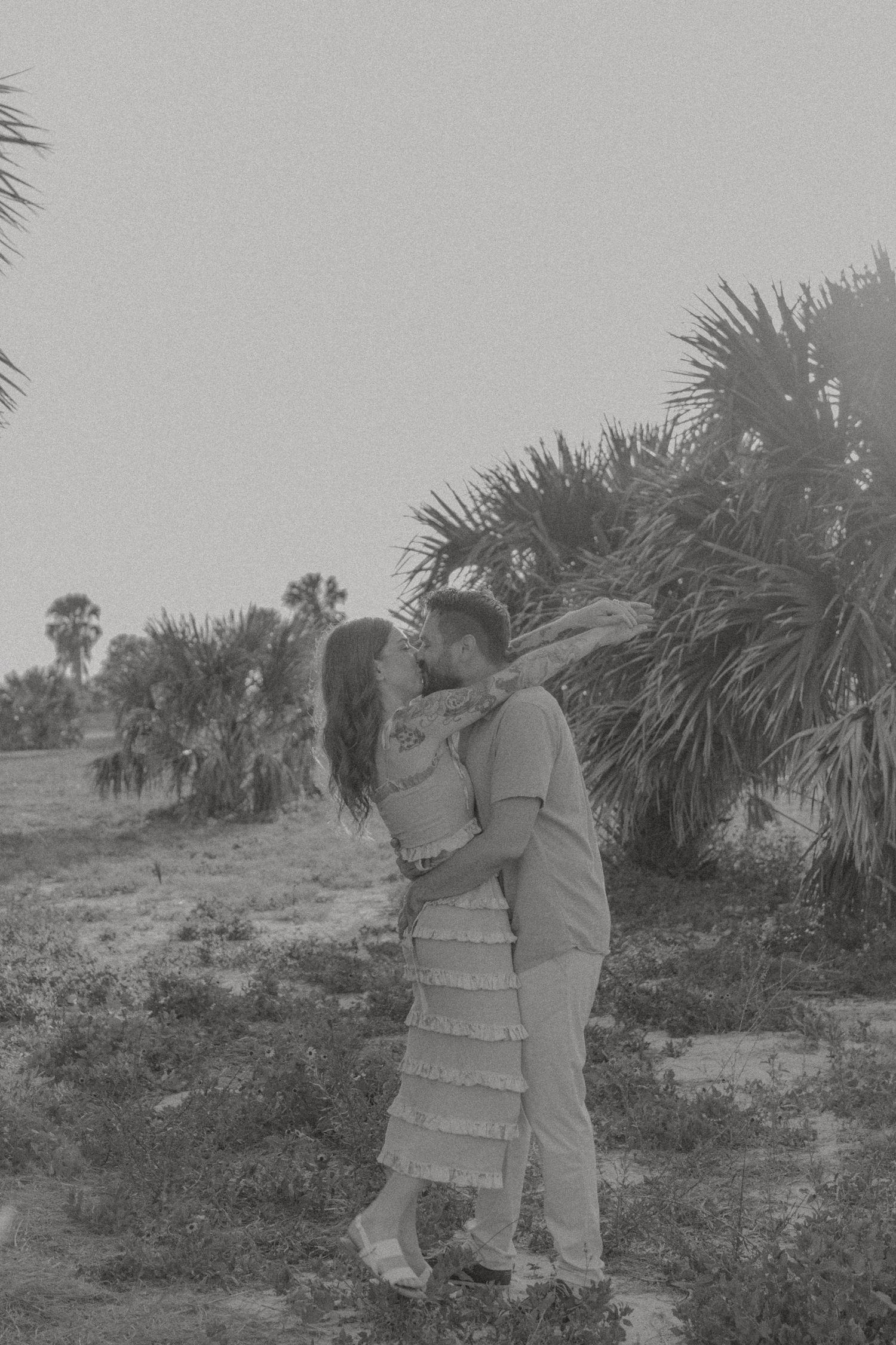 Clearwater Florida Engagement Photographer - Sand Key Park Engagement Photos - Adeva Rae Photography - Beach Couples Photos
