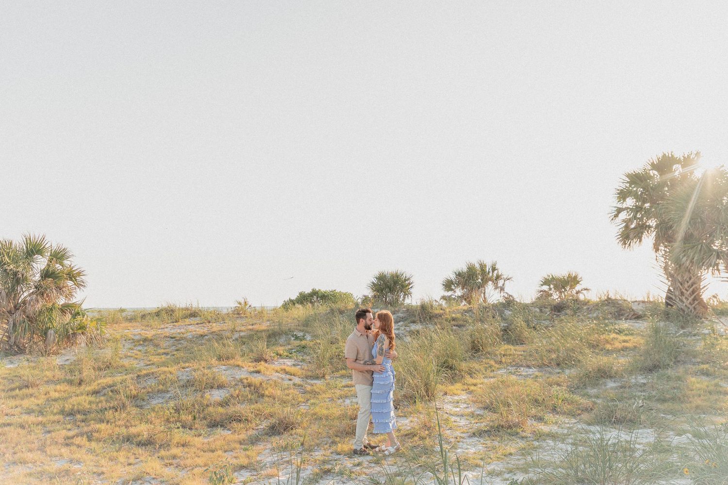 Clearwater Florida Engagement Photographer - Sand Key Park Engagement Photos - Adeva Rae Photography - Beach Couples Photos