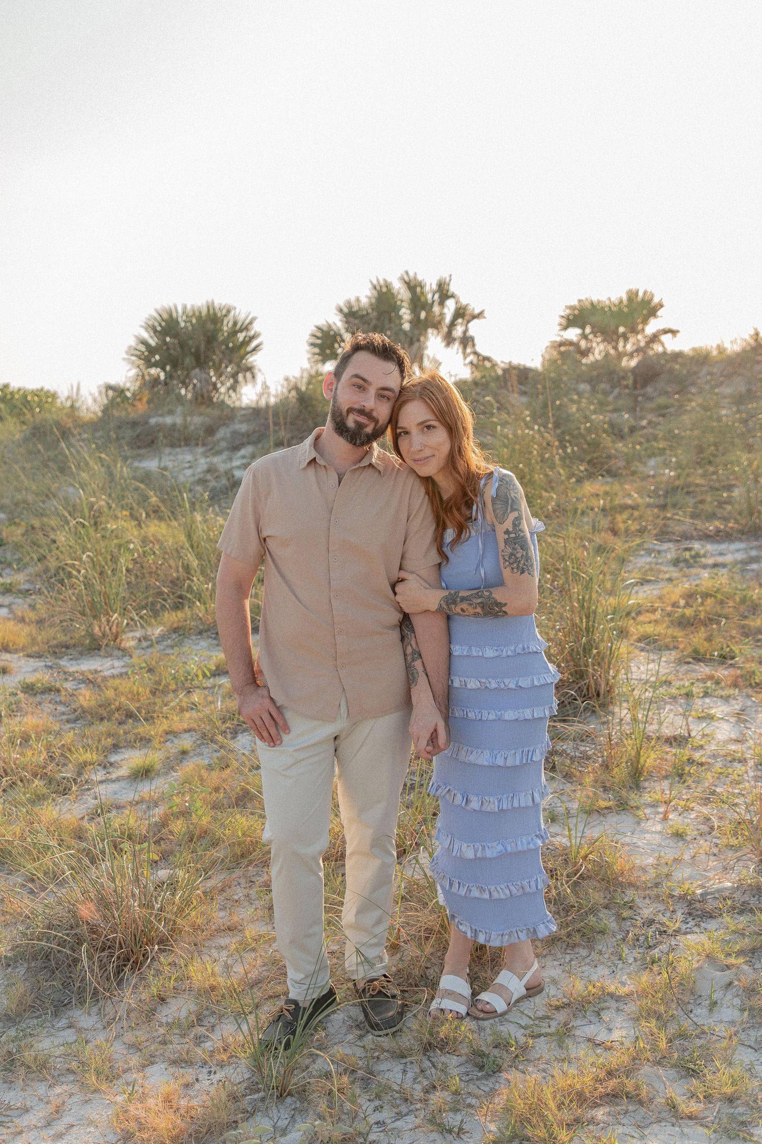 Clearwater Florida Engagement Photographer - Sand Key Park Engagement Photos - Adeva Rae Photography - Beach Couples Photos