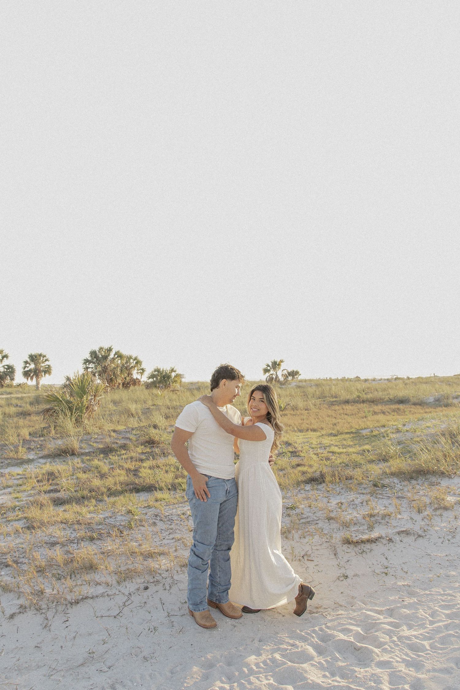 Clearwater Florida Engagement Photographer - Sand Key Park Engagement Photos - Adeva Rae Photography - Beach Couples Photos