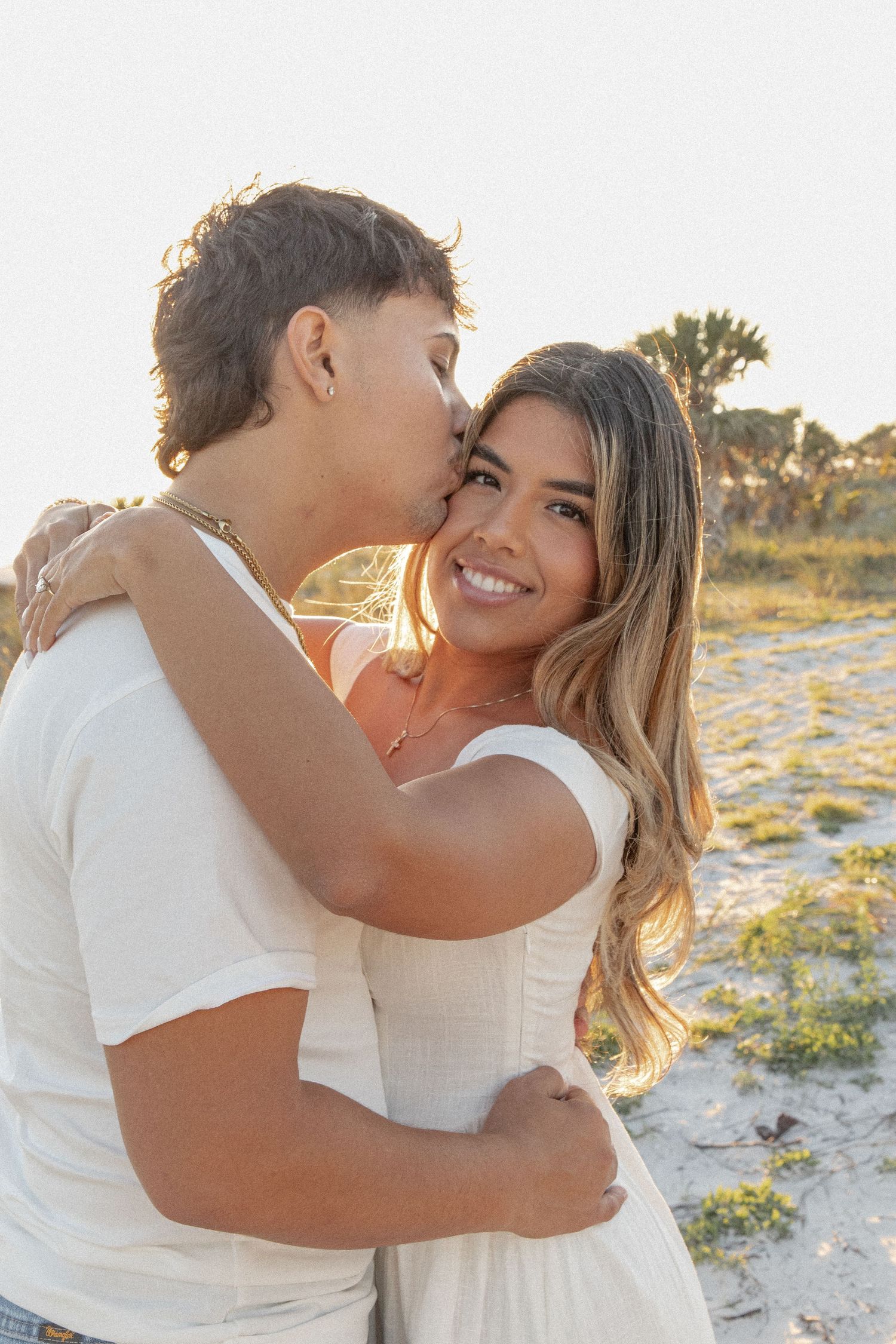 Clearwater Florida Engagement Photographer - Sand Key Park Engagement Photos - Adeva Rae Photography - Beach Couples Photos