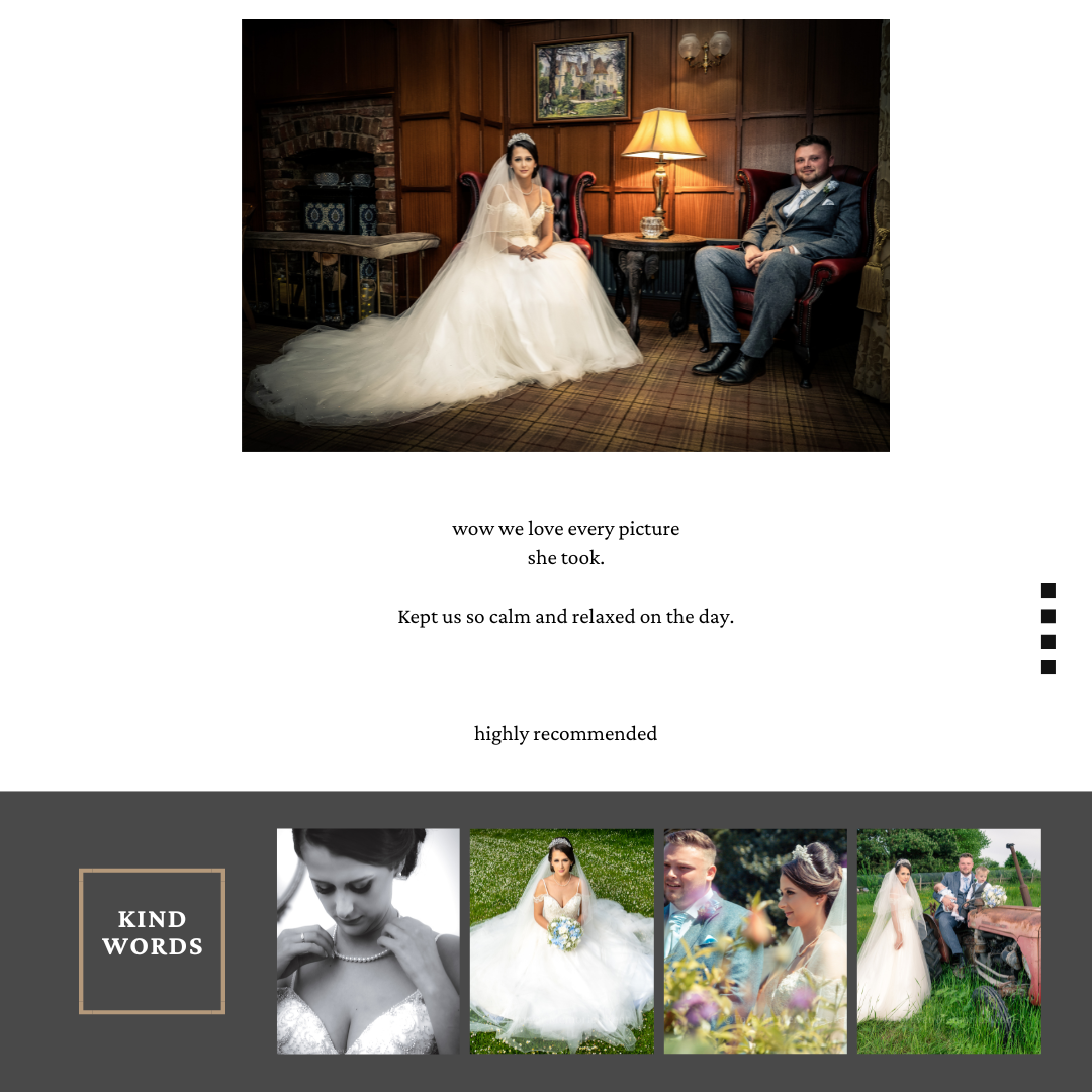 Wedding scene in a rustic wood-paneled room with warm lighting and vintage decor.