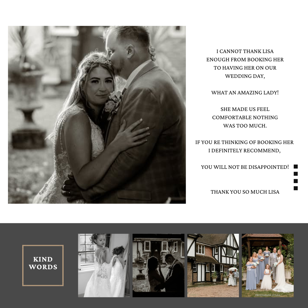 Black and white romantic wedding portrait with soft natural lighting.