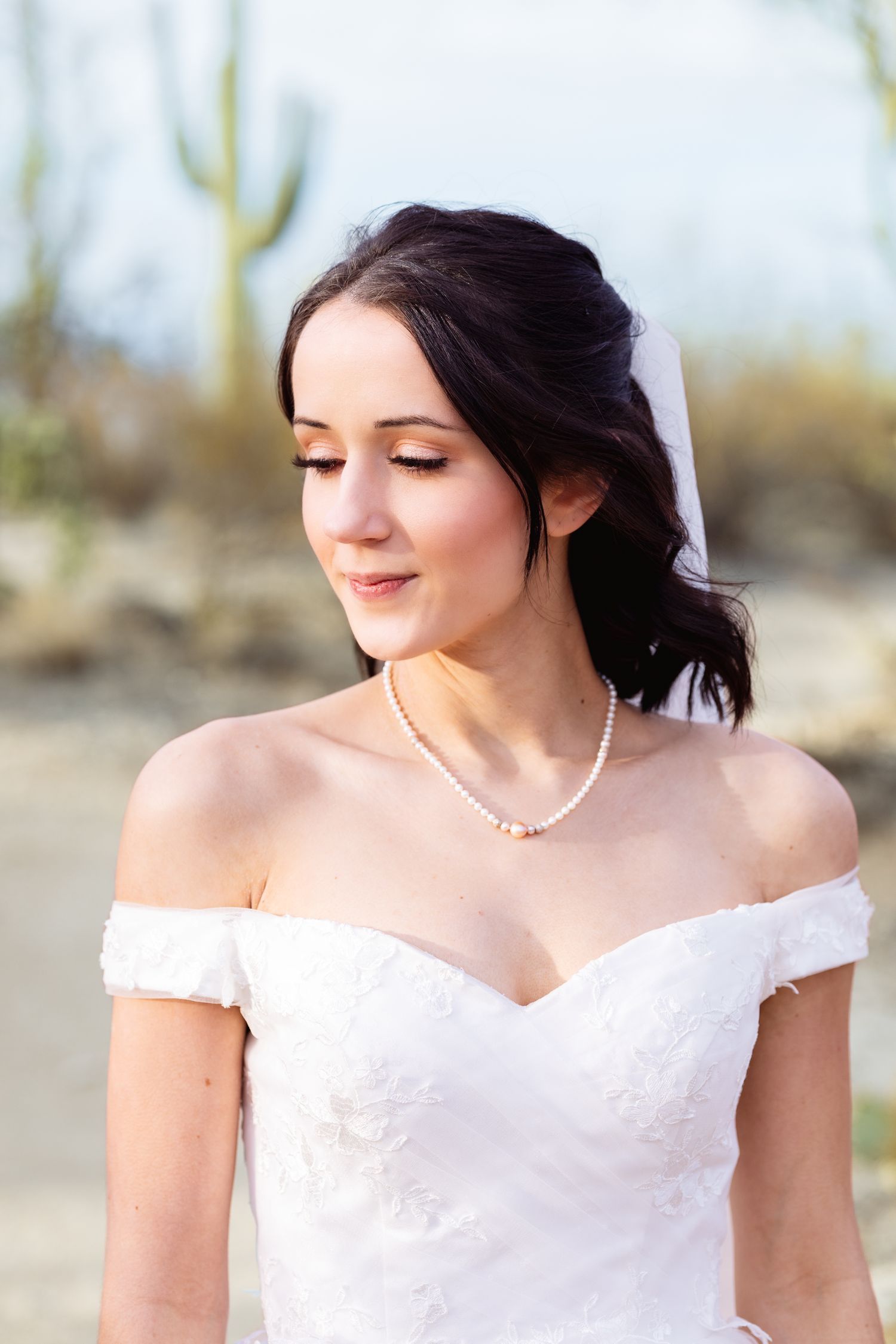 Sunrise bridal session in Tucson