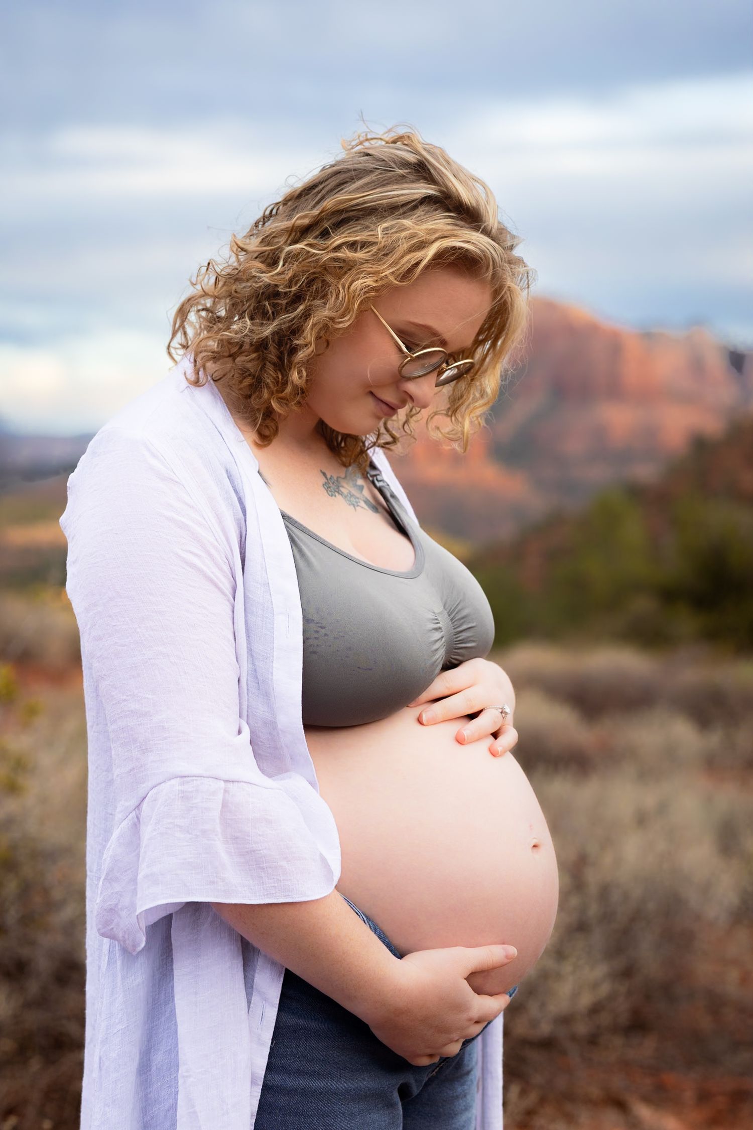 Maternity session in sedona: Sedona Photographer