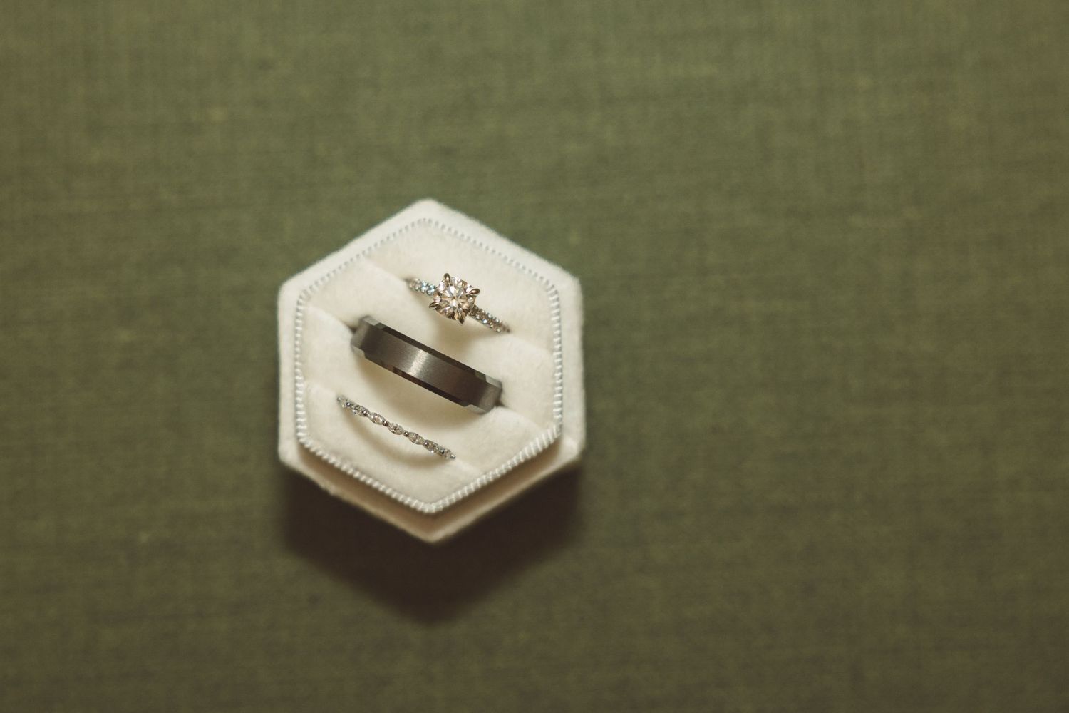 Wedding rings on NYC elopement day