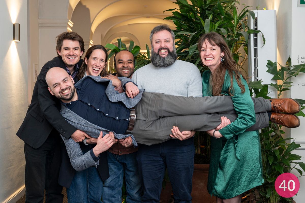 Group photo of the people behind the mission ocean contest in Belgium