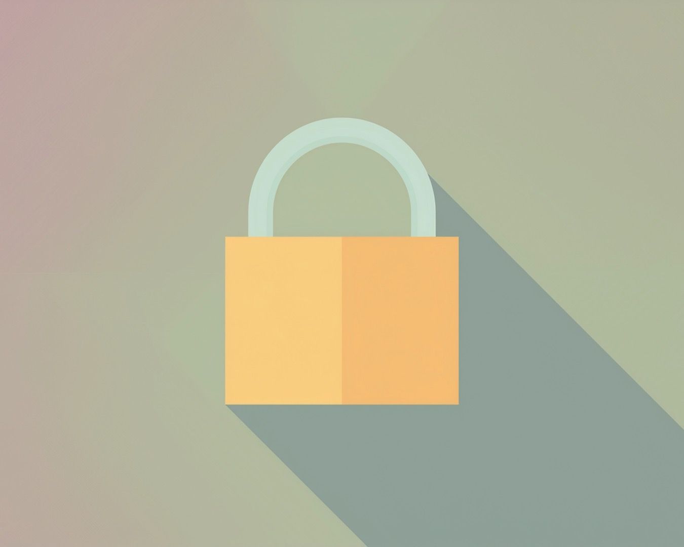 A yellow and gray abstract geometric art design with overlapping shapes and shadows.