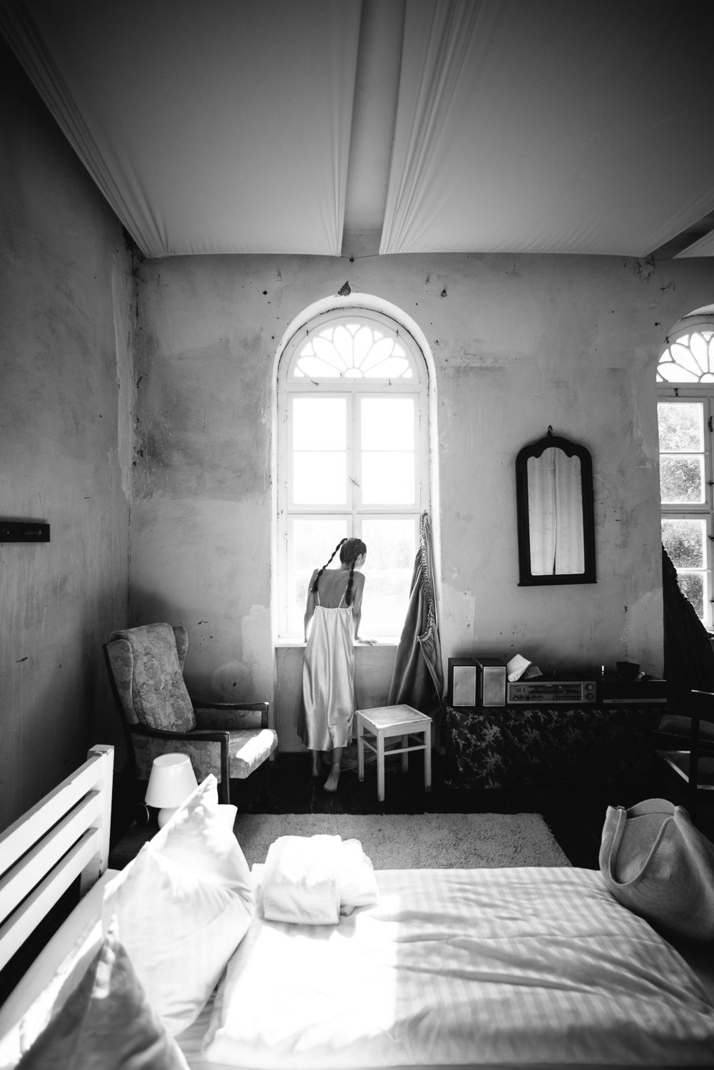Bride getting ready for her wedding day brandenburg
