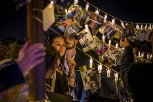 stampa diretta al filo dei panni per matrimonio