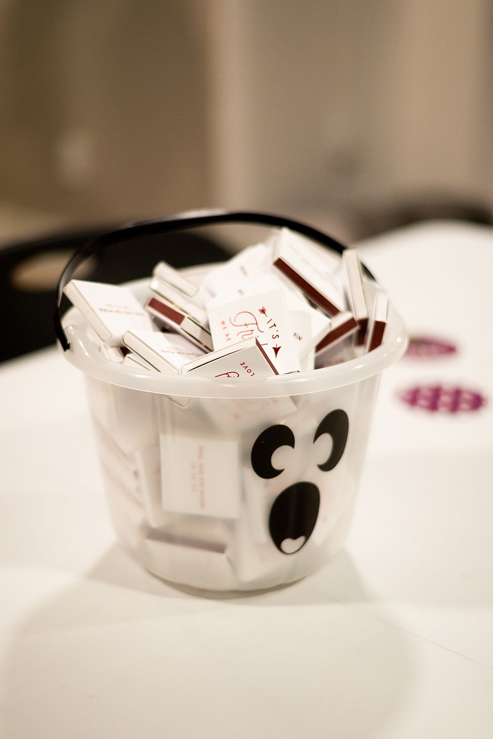 A series of extreme close-up shots showing a white ceramic bowl with black emoji-style faces visible from different angles.