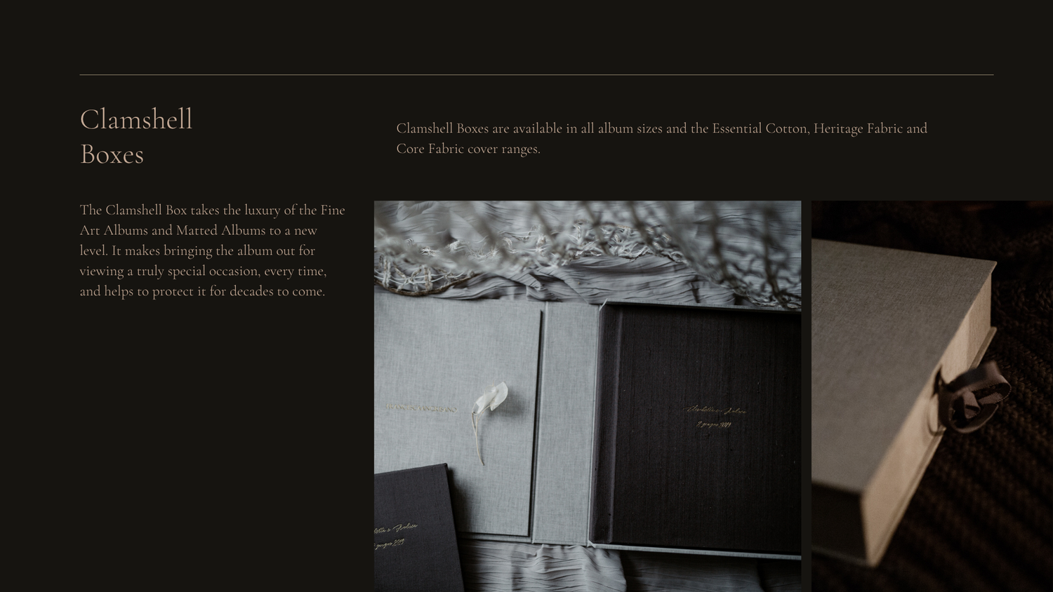 A series of black and white architectural photos displayed side by side showing minimalist designs.