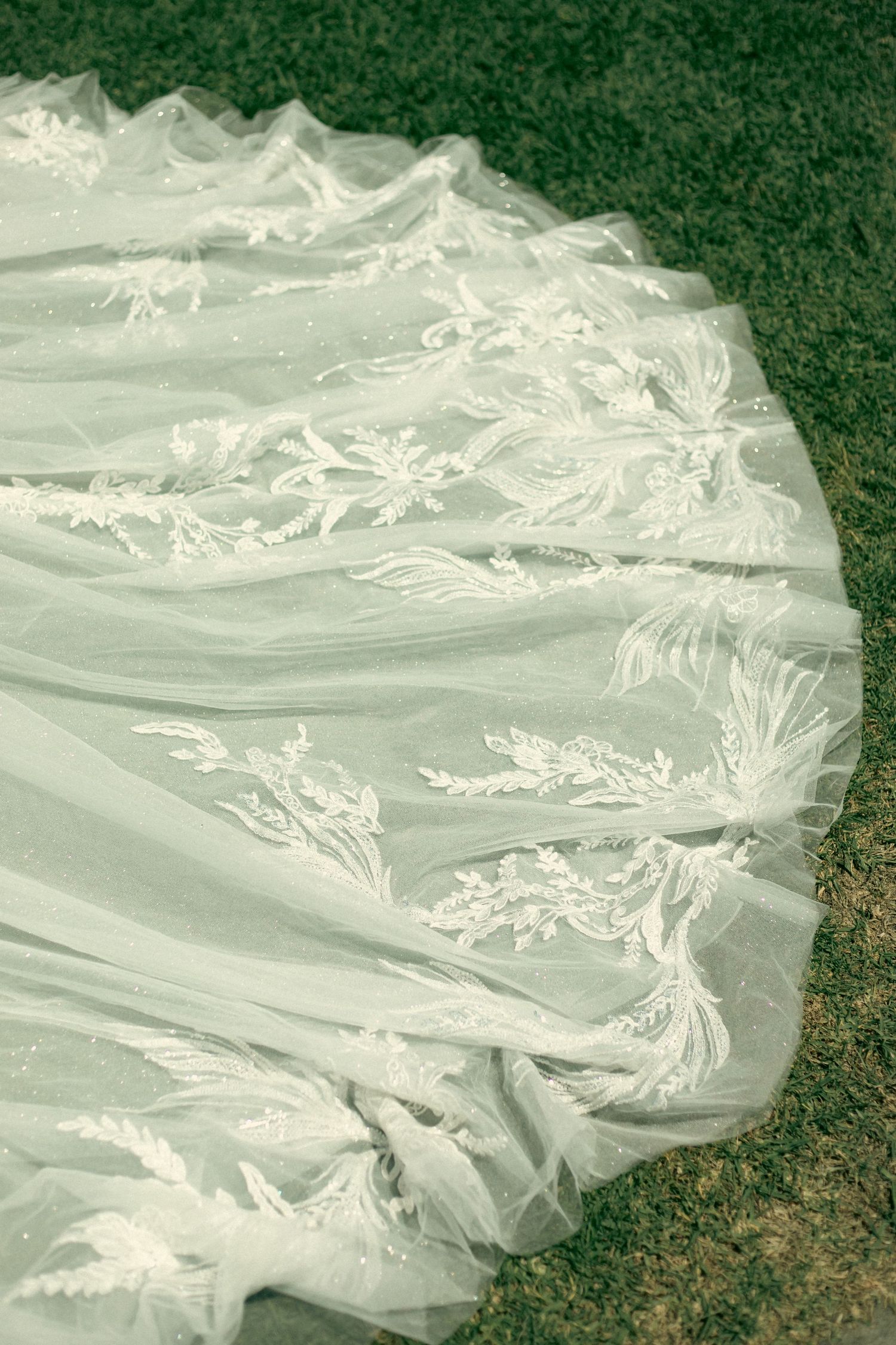 Detail photography of Bridal gown in Dana point California