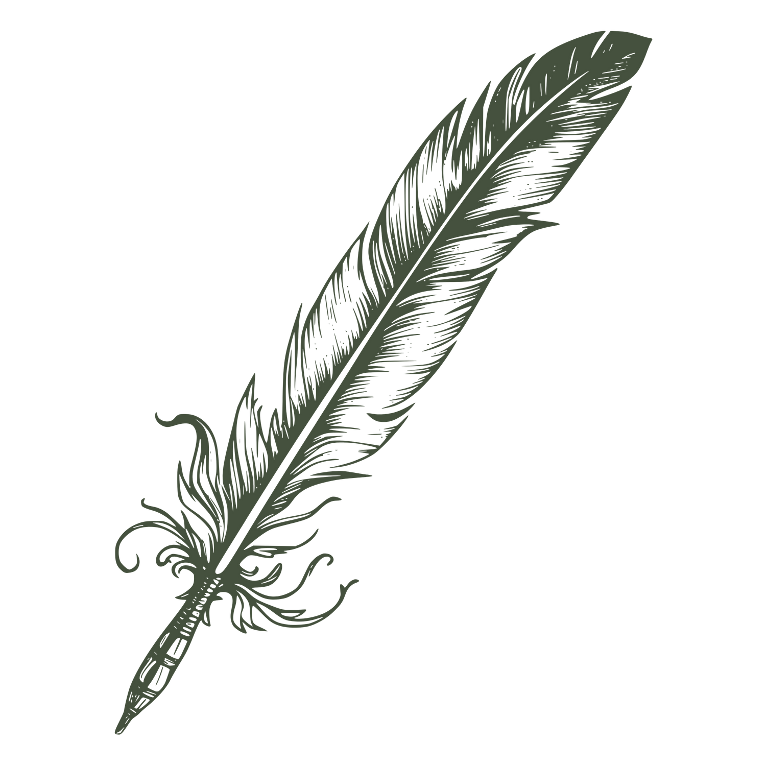 Penelope Bridgerton styled quill pen that writes Lady Whistledown letters.