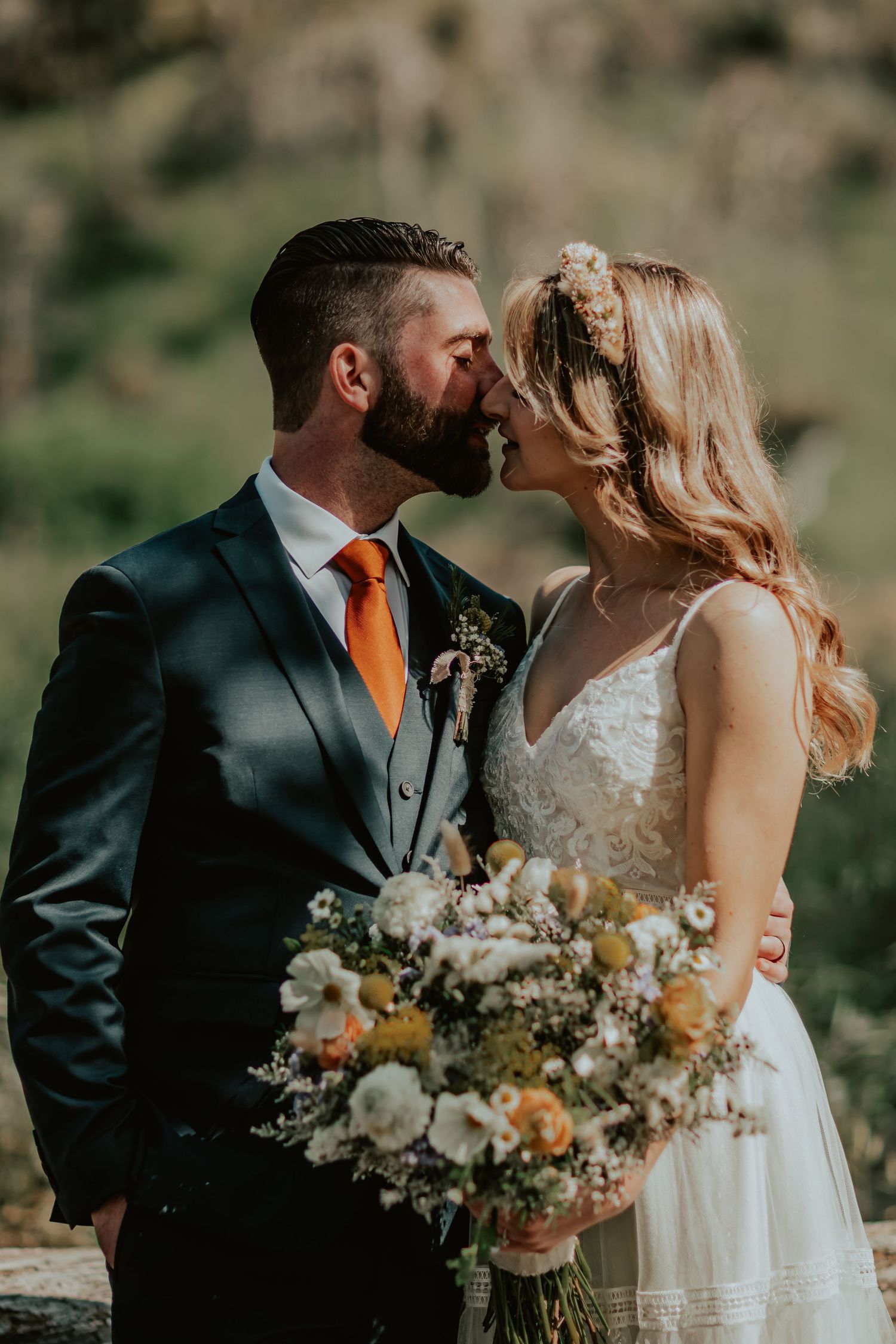 Wedding photographer in Oak Glen, California