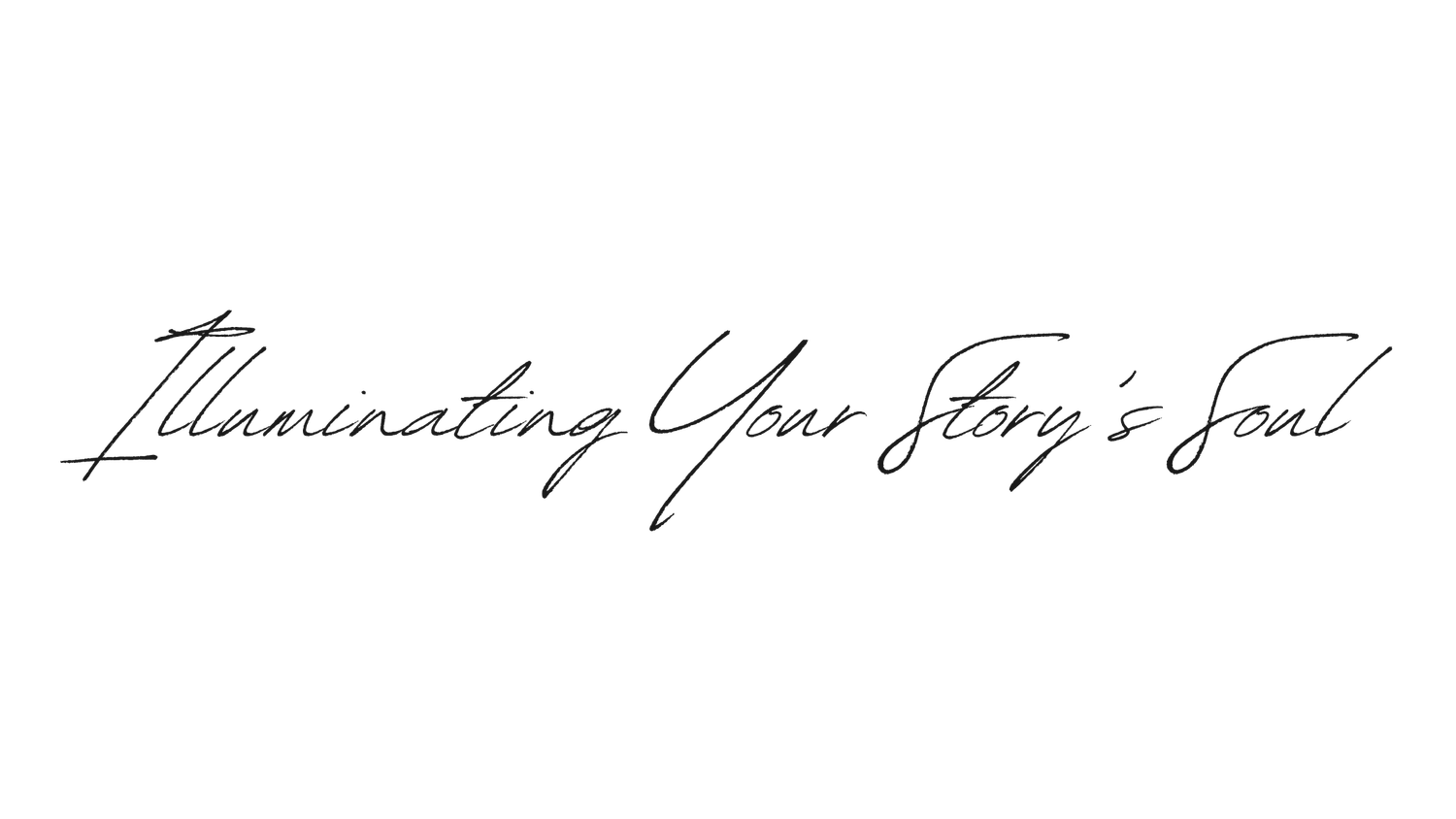 A handwritten cursive text signature appears in white against a black background.