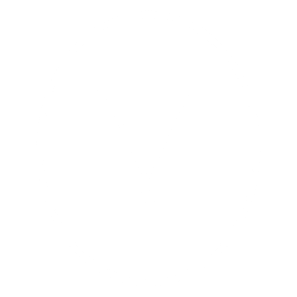 Simple minimalist logo design with white capital letter M inside a double circle outline on black background.