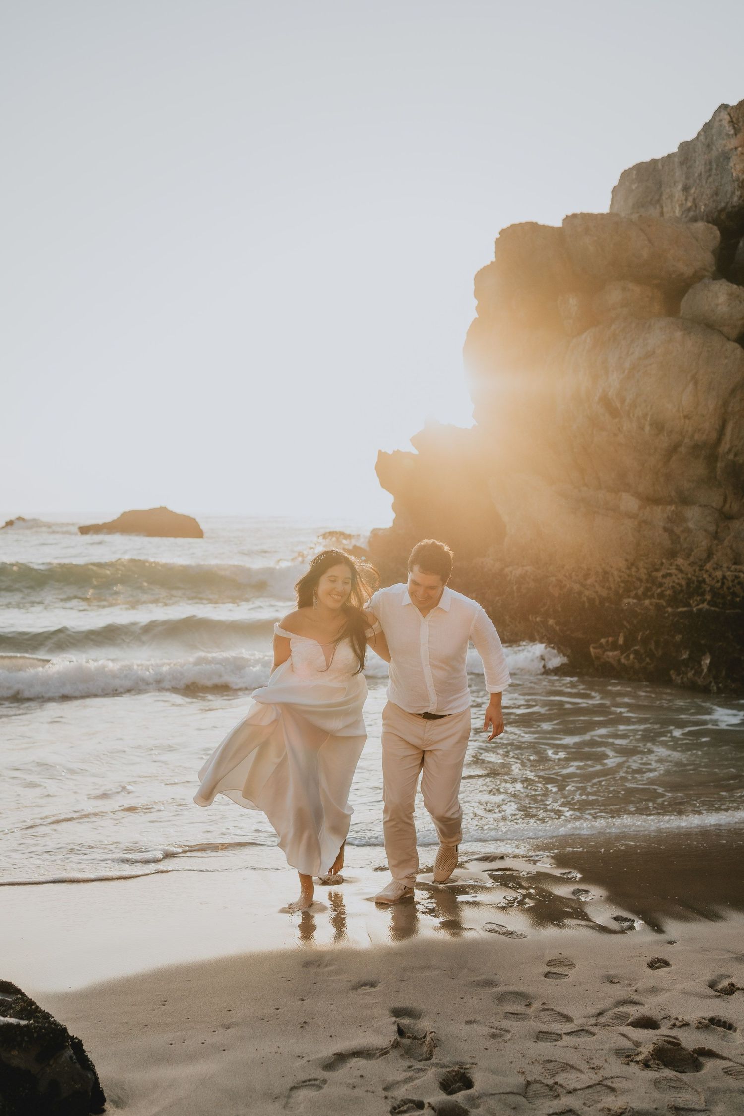 Wandersoul Stories Elopements and Destination Weddings Portugal - Wedding Sunset at the Beach