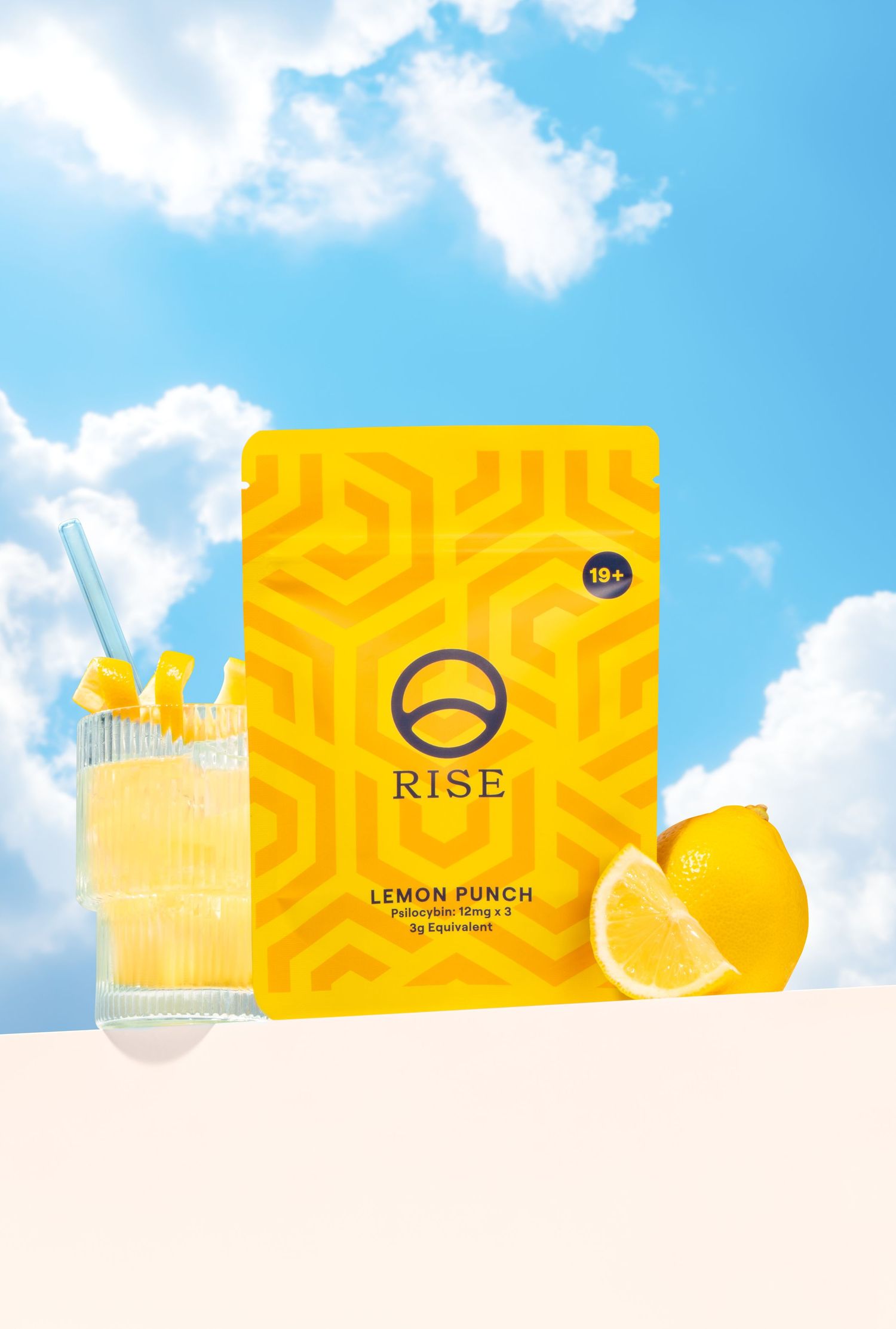 Styled commercial product photography for a natural wellness / food & beverage brand