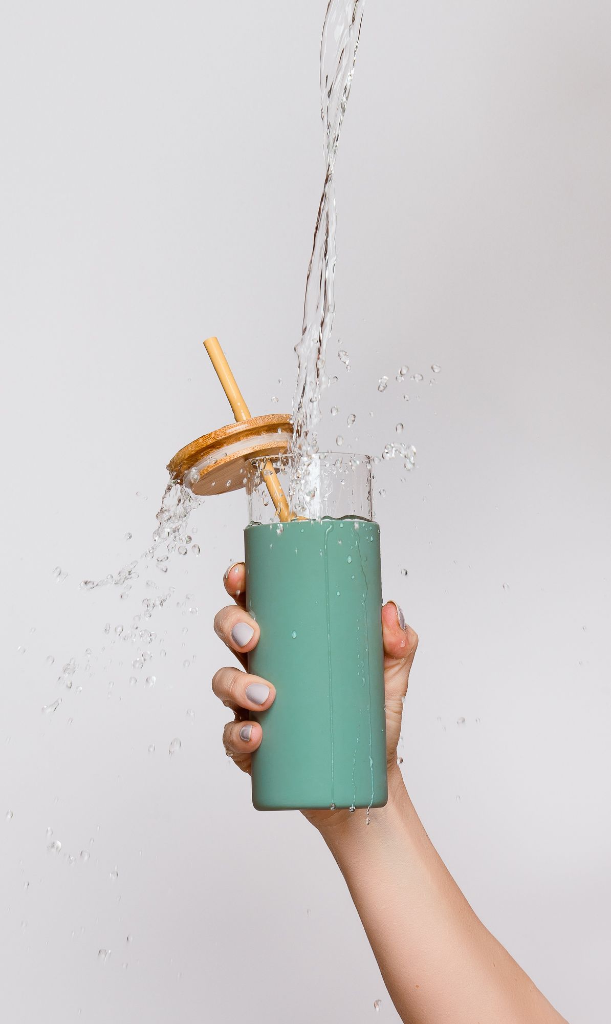 Styled commercial product photography for a natural wellness / skincare brand