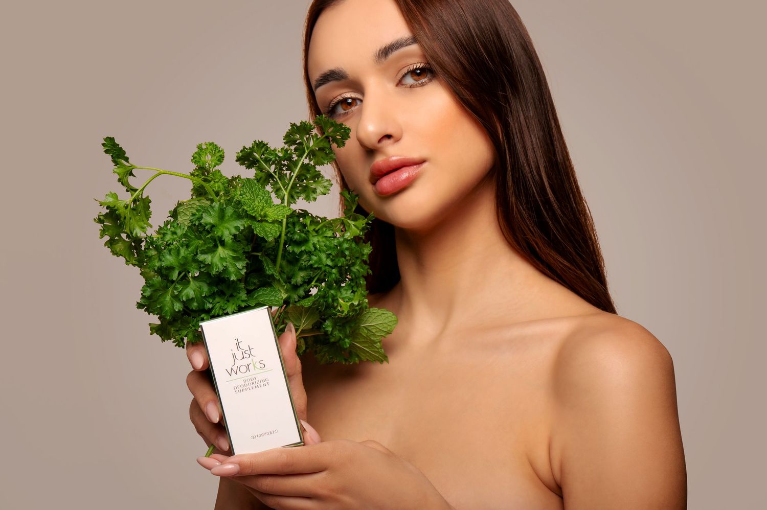 Styled commercial product photography for a natural wellness / skincare brand