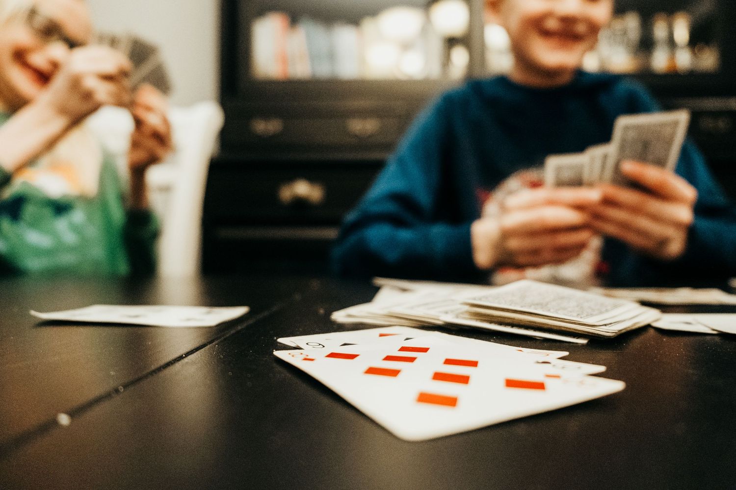 Denver photographer project 365 - children playing card game
