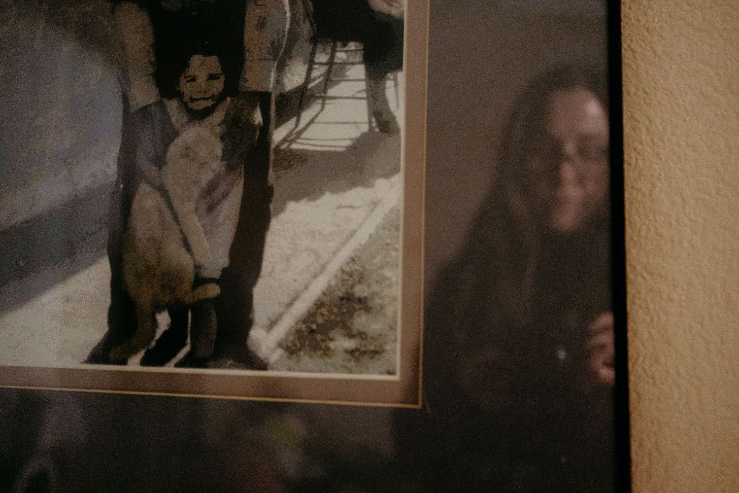 Denver photographer project 365 - photographer self portrait in reflection of framed photo