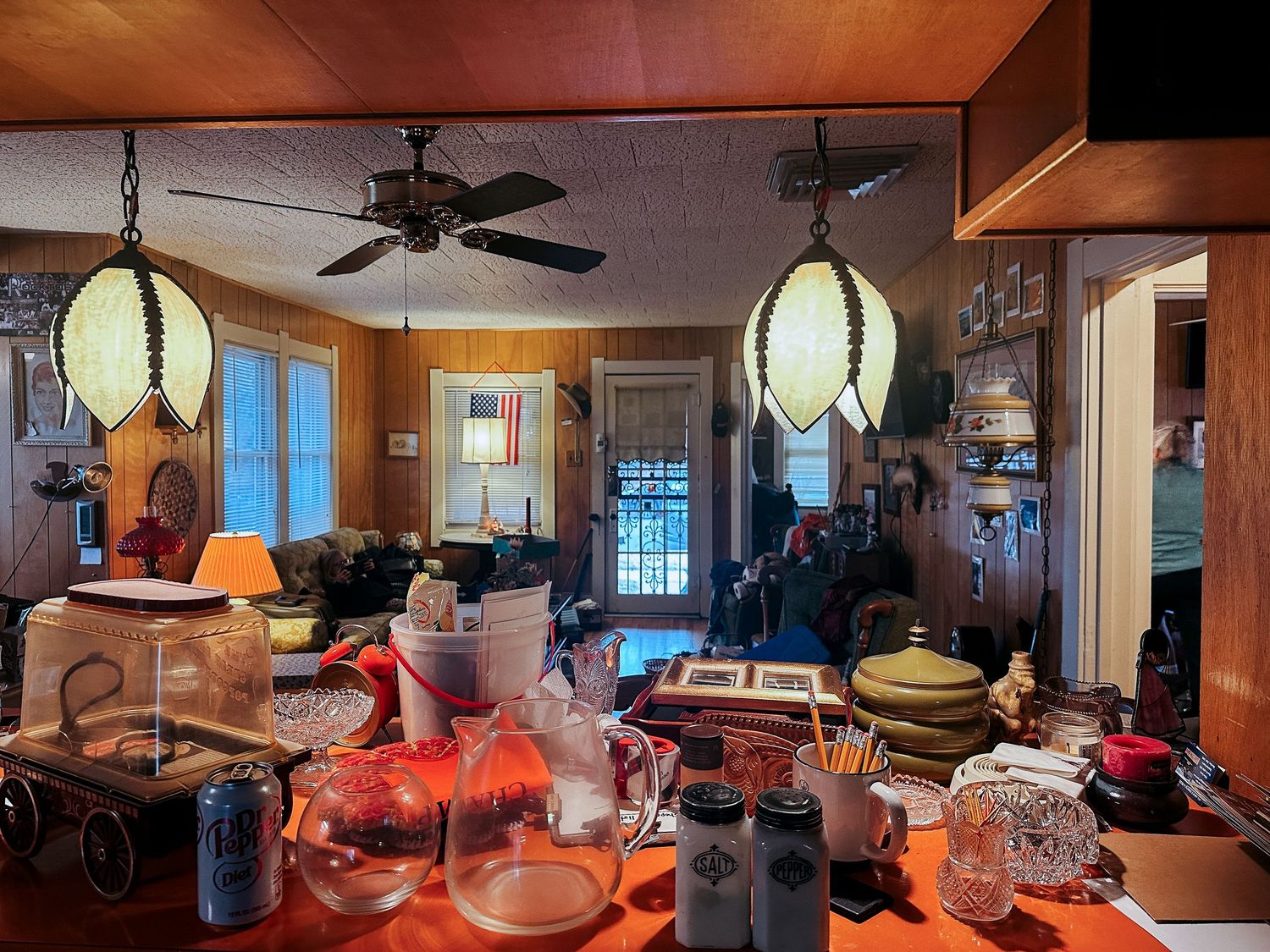 Denver photographer project 365 - 1960s craftsman style home with vintage objects on orange kitchen counter