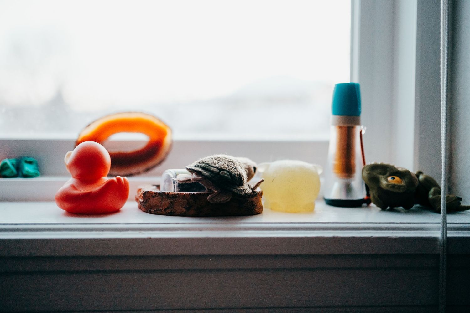 Denver photographer project 365 - collection of children's toys on window sill