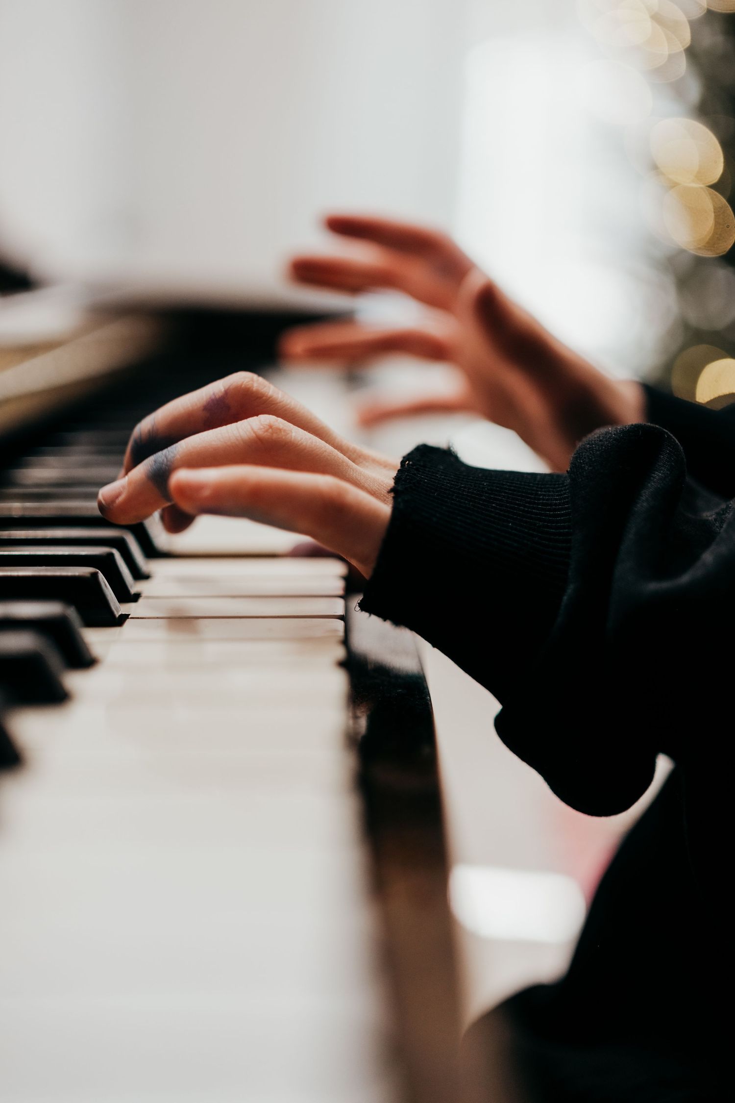 Denver photographer project 365 - close up of girl playing piano