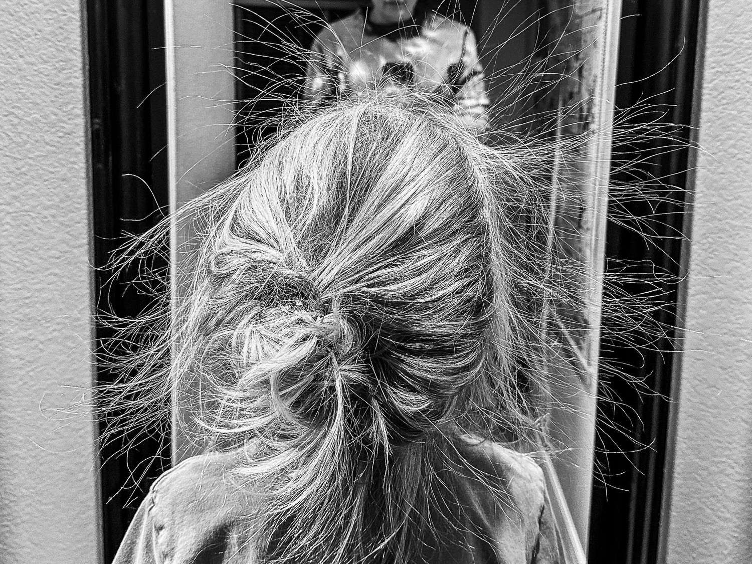 Denver photographer project 365 - child's static electricity charged hair