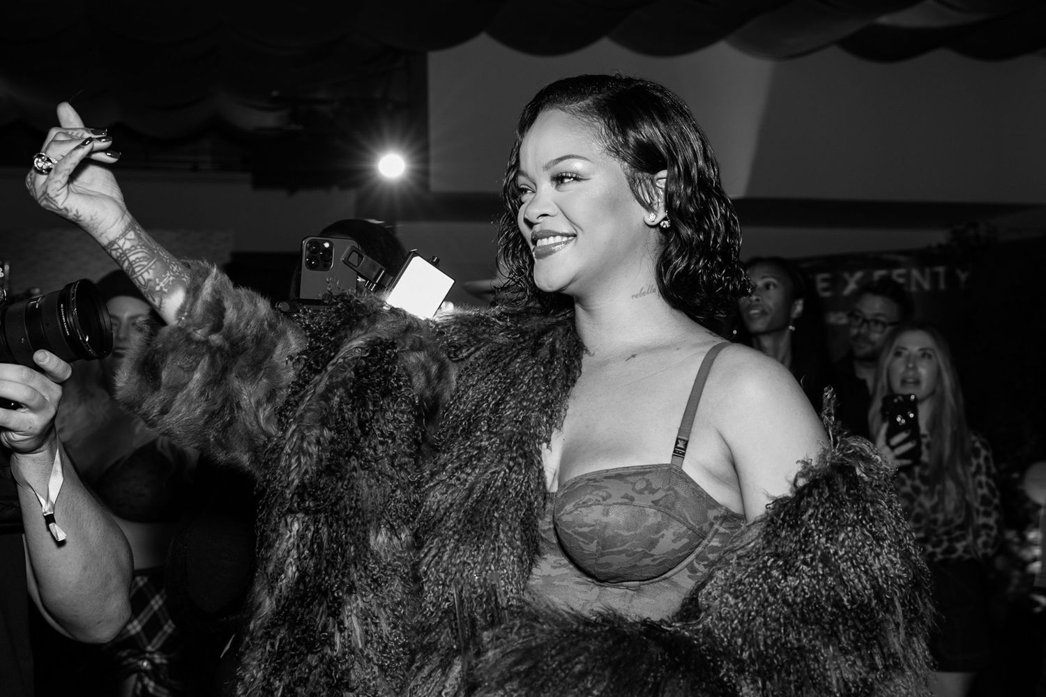 Rihanna photographed by Los Angeles Photographer Lindy Lin at her Savage Fenty event in Los Angeles, CA