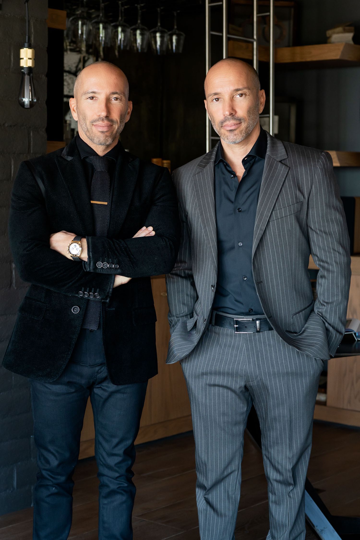 Jason Oppenheim and Brett Oppenheim photographed by Lindy Lin