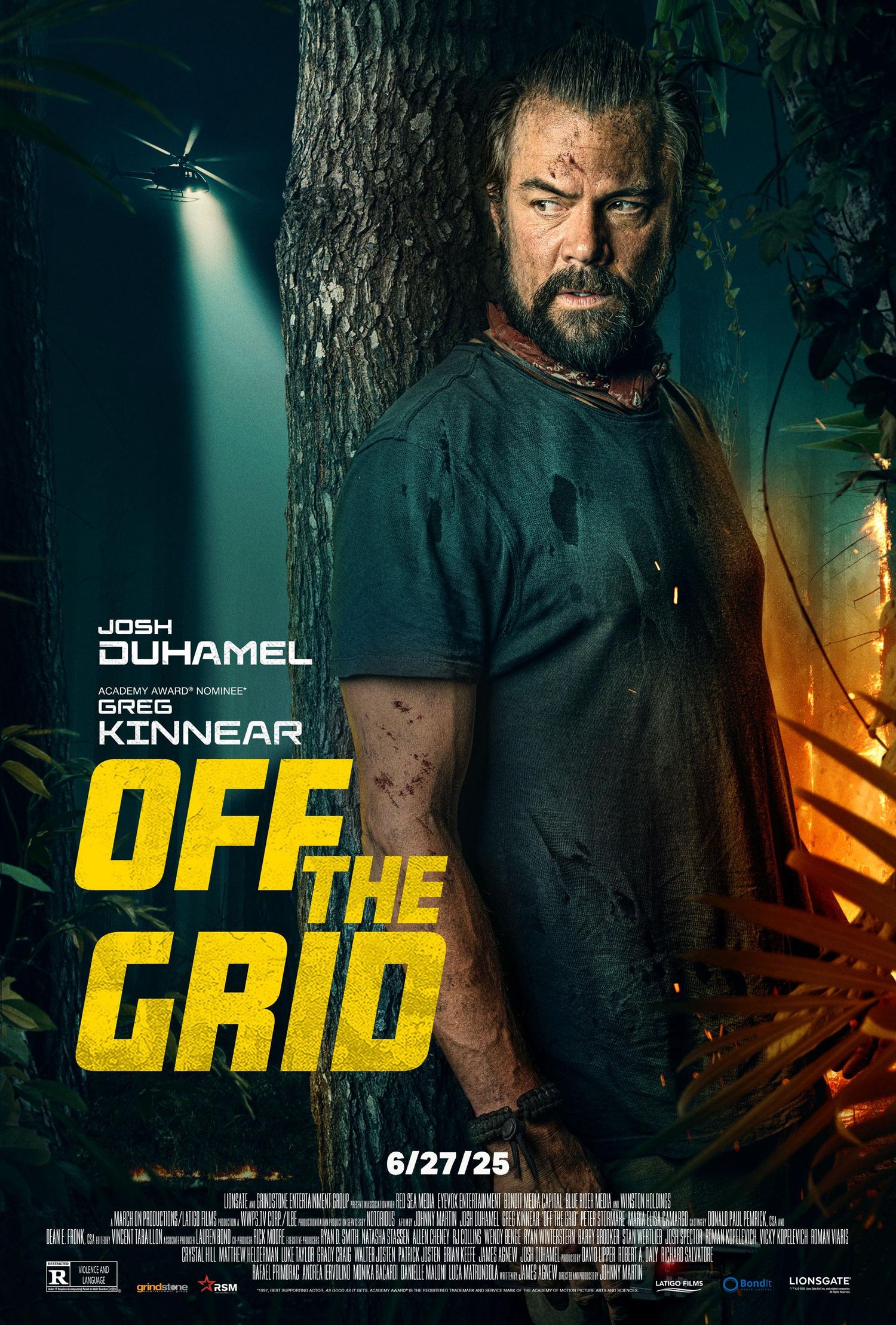 Movie poster of Josh Duhamel in Off the Grid (Gallery shot photographed by Stills Photographer Lindy Lin)