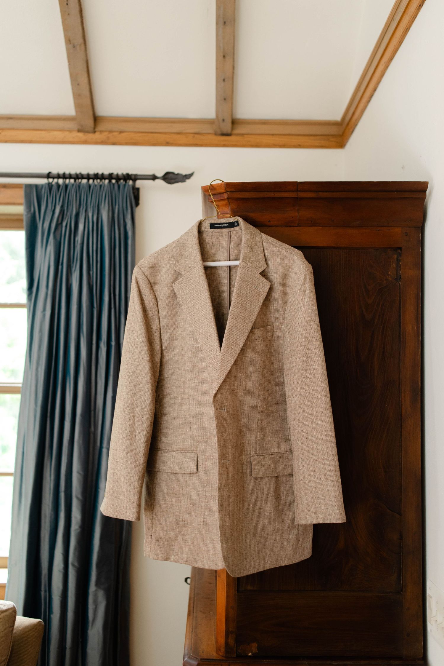the grooms suit jacket