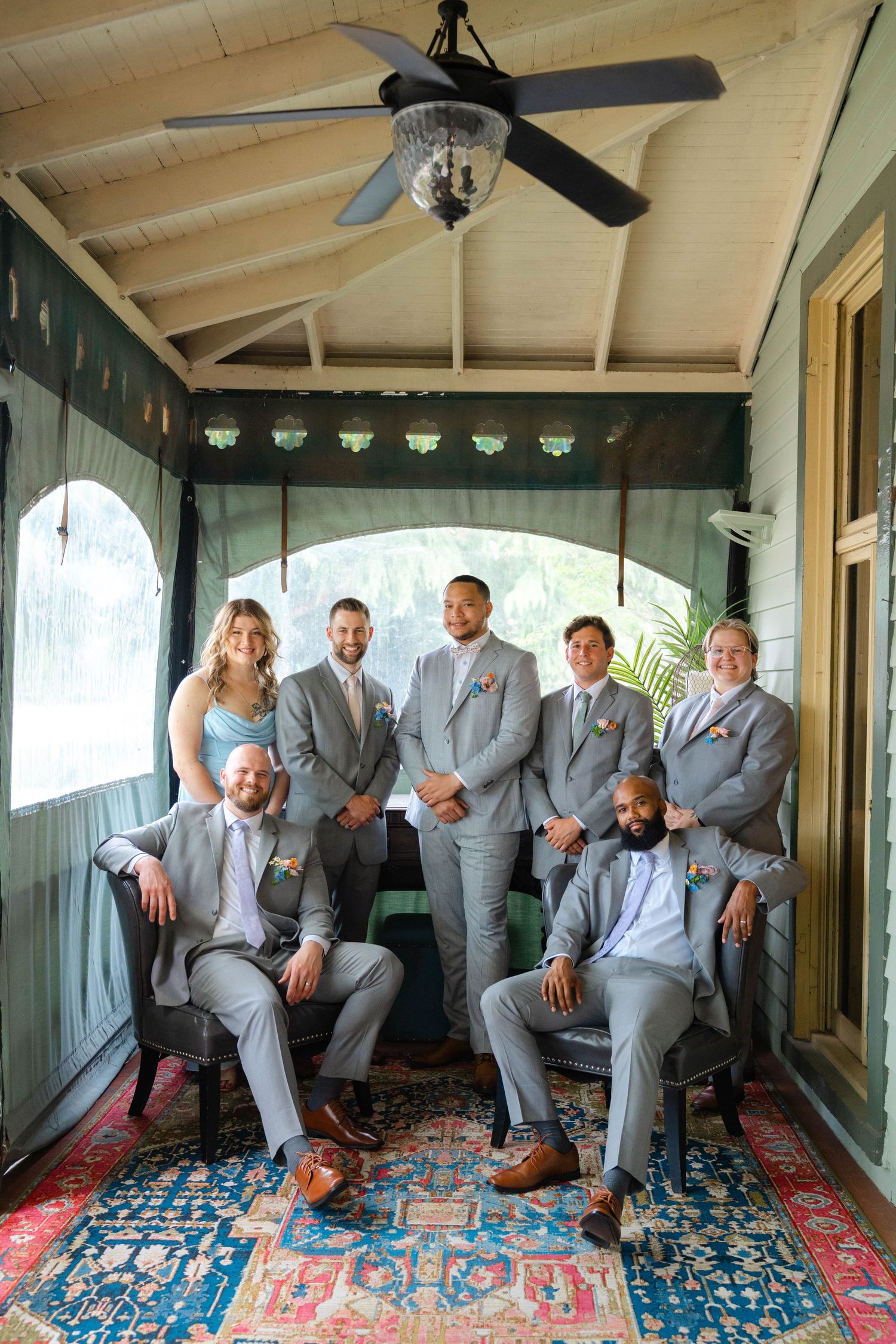epic-groom-with-groomsmen-groomswoman-photo