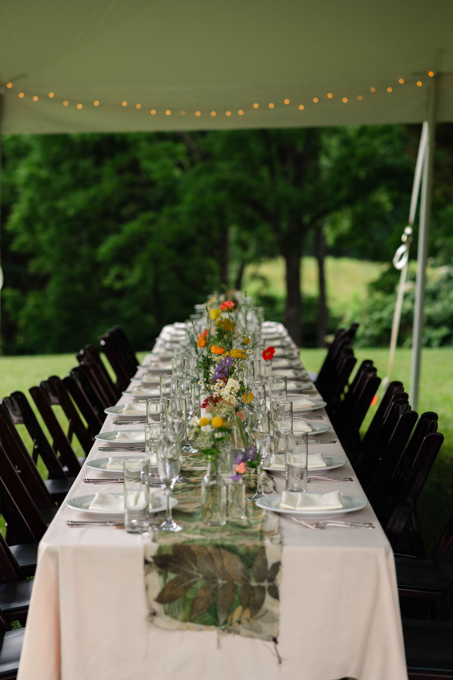 Gorgeous tablescape setup