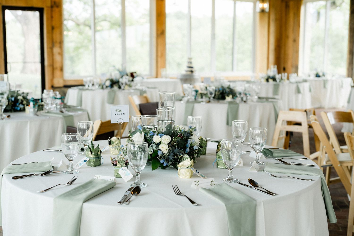 photo of the reception space at Old Farm Winery